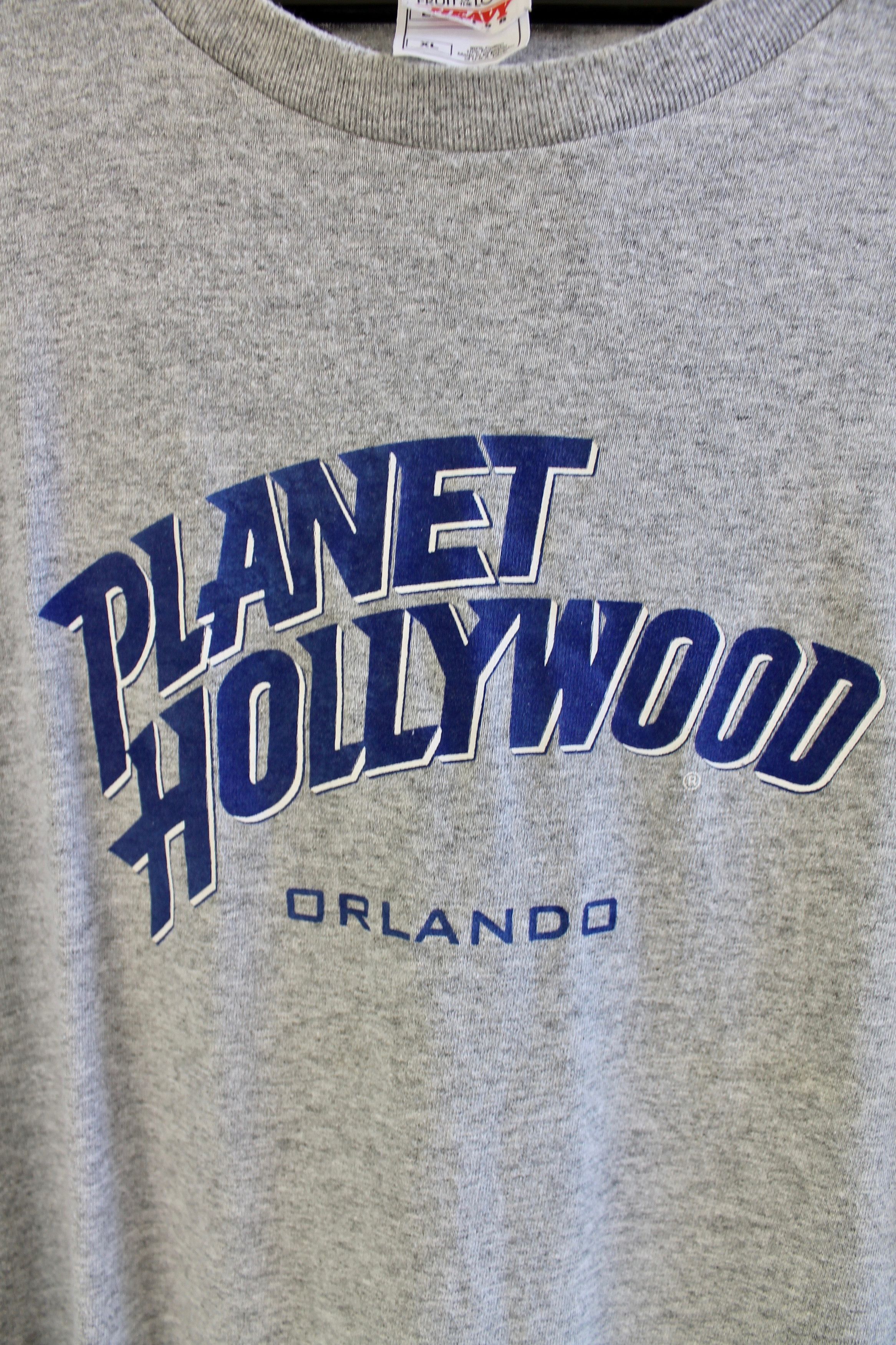 Planet Hollywood 90's Y2K Planet Hollywood Orlando T shirt Movie Heavy tee Size US L / EU 52-54 / 3 - 7 Thumbnail