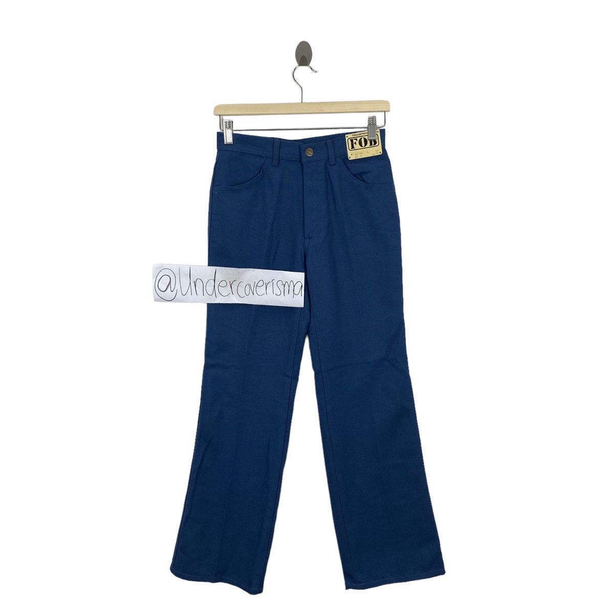 FOB Factory FOB FACTORY Japanese Brand Boot Cut Denim Casual Pant Size US 27 - 1 Thumbnail