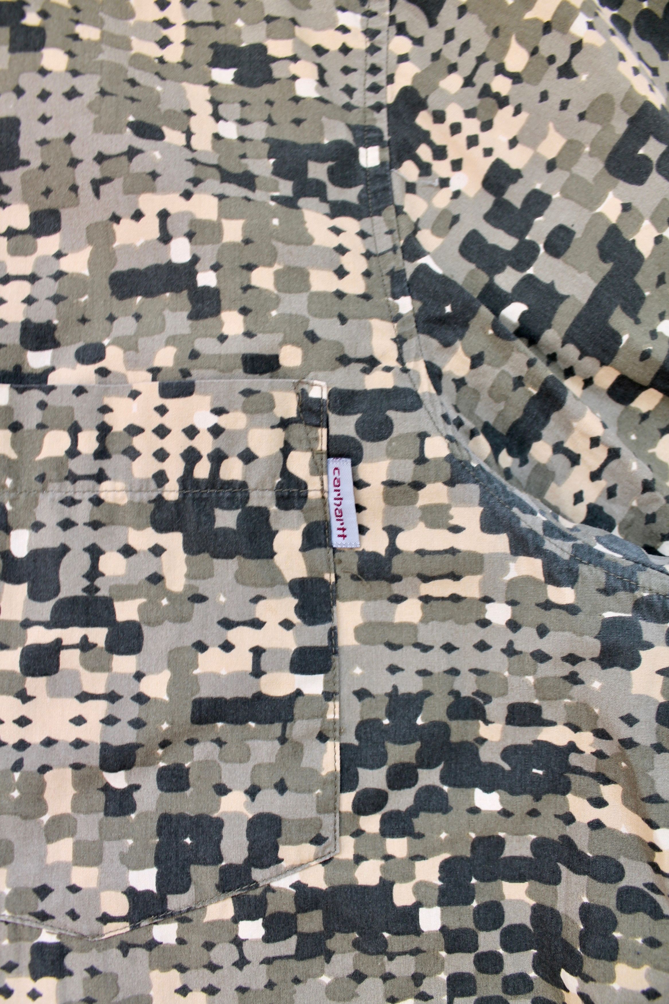 Carhartt VINTAGE! Carhartt Camo Shirt Short Sleeve XL Size US XL / EU 56 / 4 - 6 Thumbnail