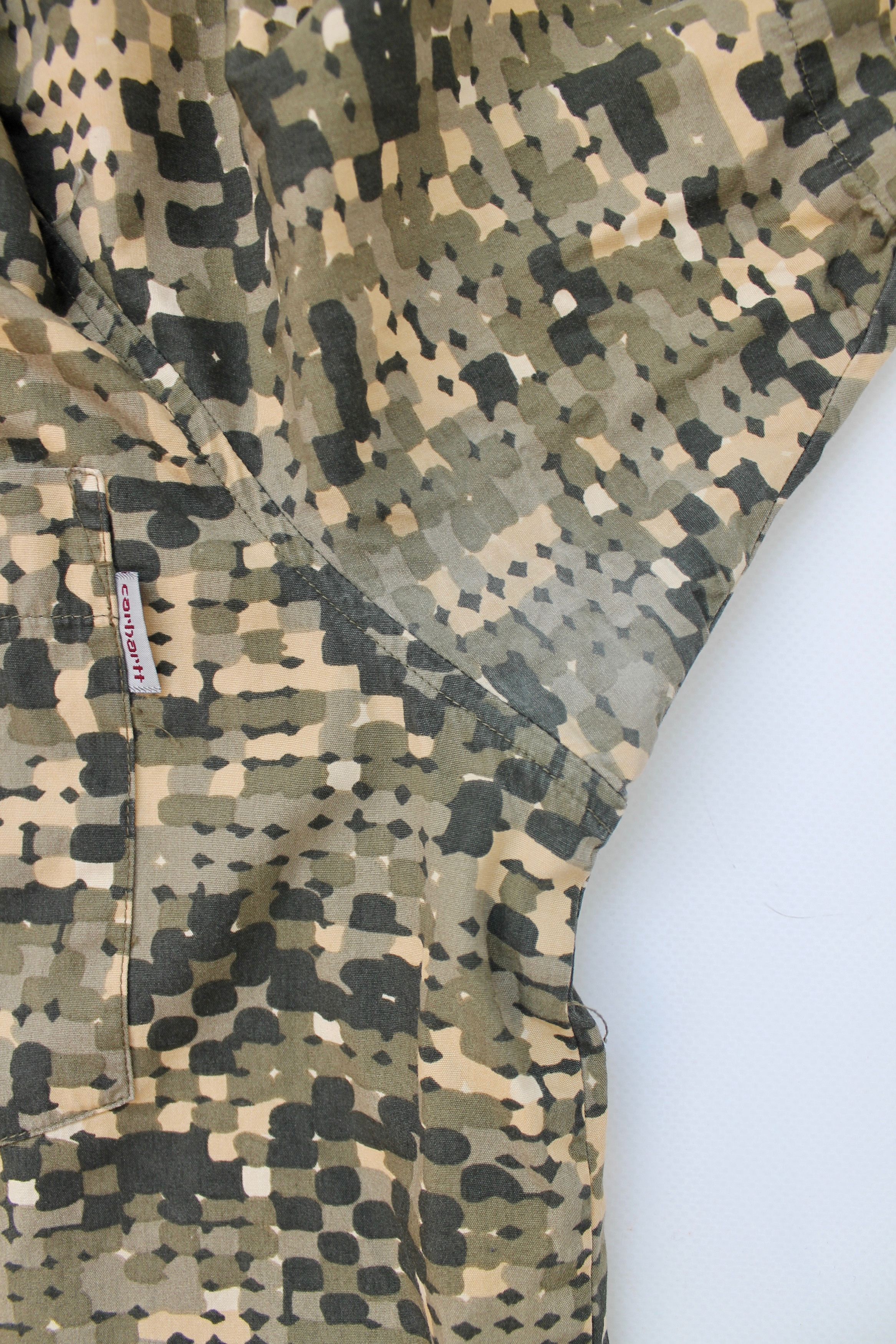 Carhartt VINTAGE! Carhartt Camo Shirt Short Sleeve XL Size US XL / EU 56 / 4 - 7 Thumbnail
