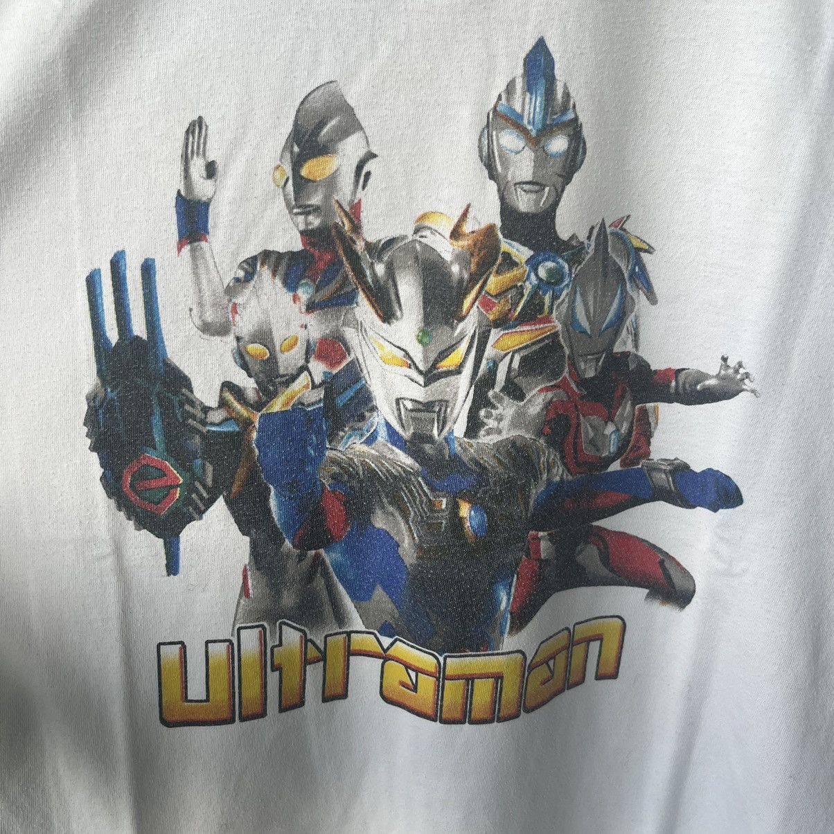 Anime (M) Vintage Ultraman White Long Sleeve T-shirt Size US M / EU 48-50 / 2 - 2 Thumbnail