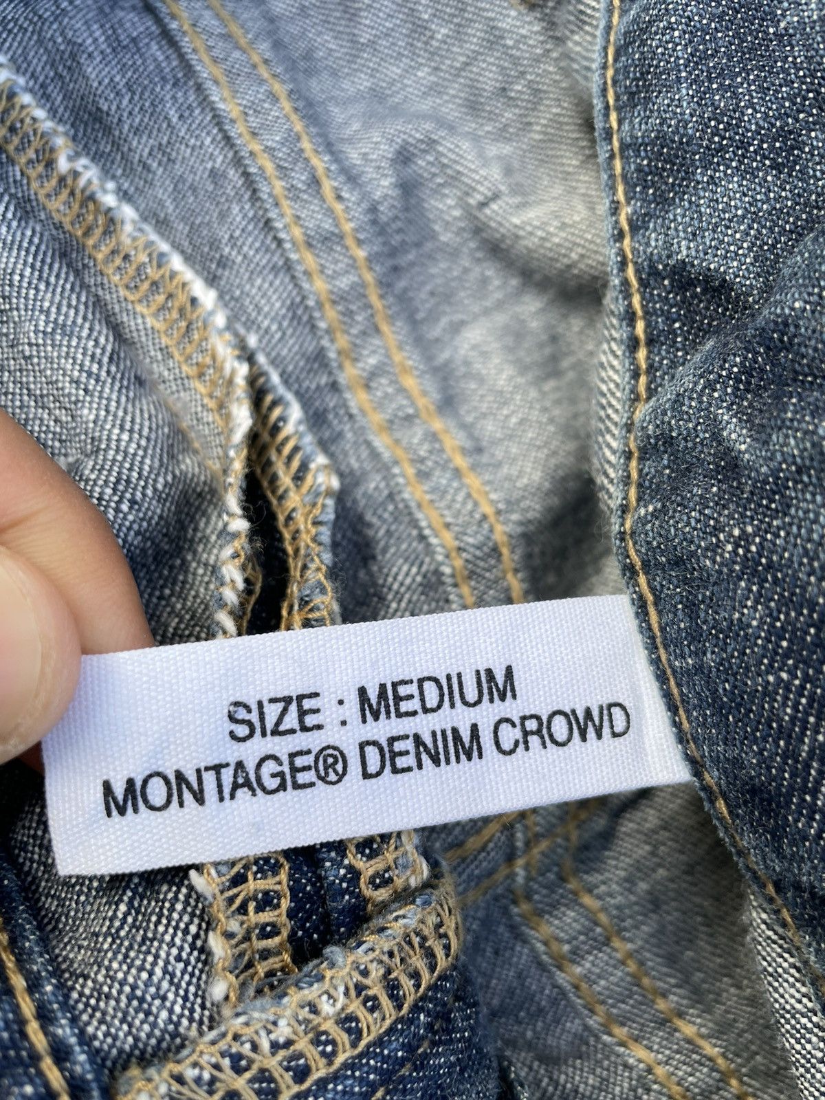 Japanese Brand Montage Japanese Streetwear Baker denim bondage Loose Y2K Size US 33 - 7 Thumbnail