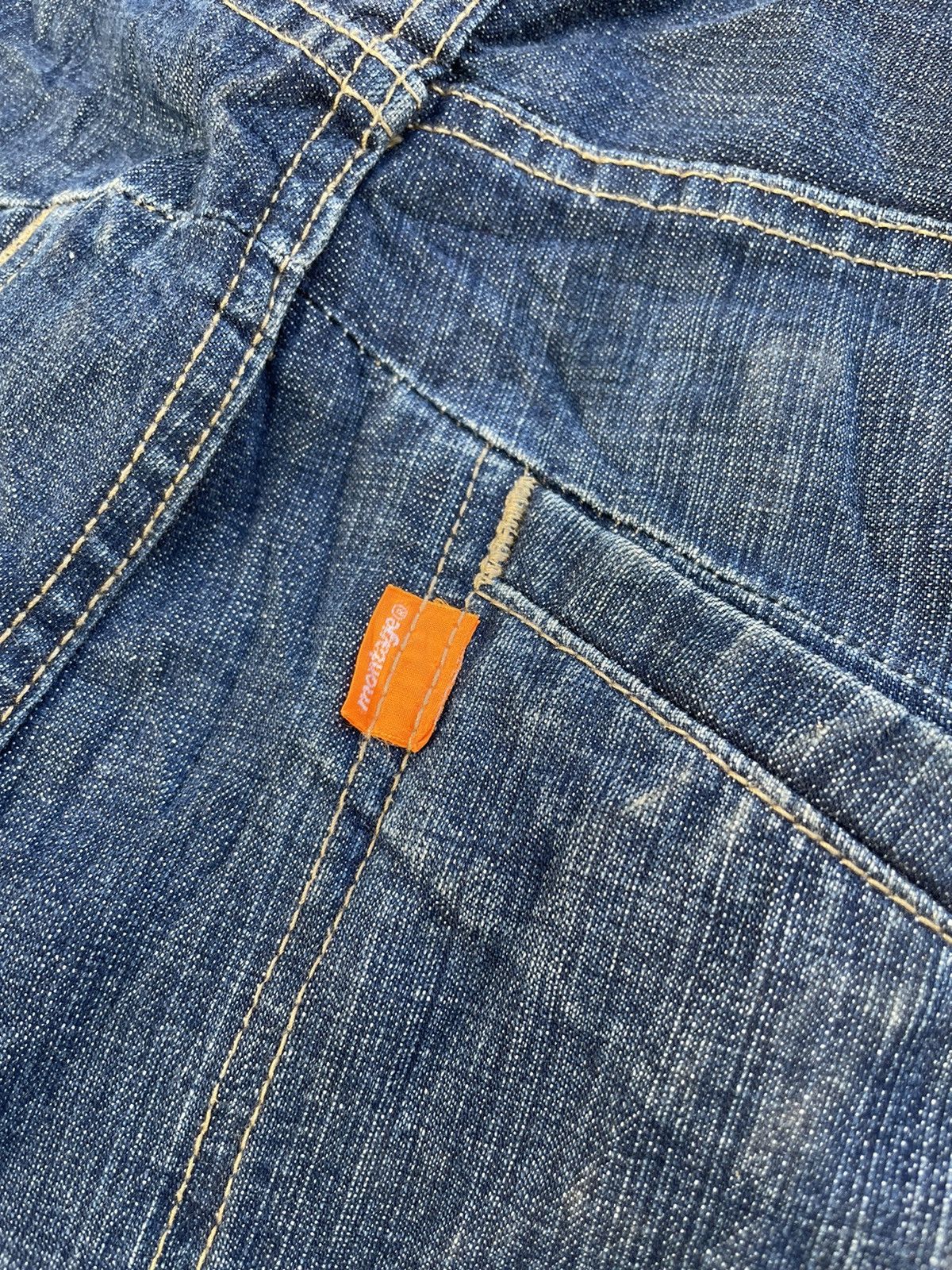 Japanese Brand Montage Japanese Streetwear Baker denim bondage Loose Y2K Size US 33 - 10 Thumbnail