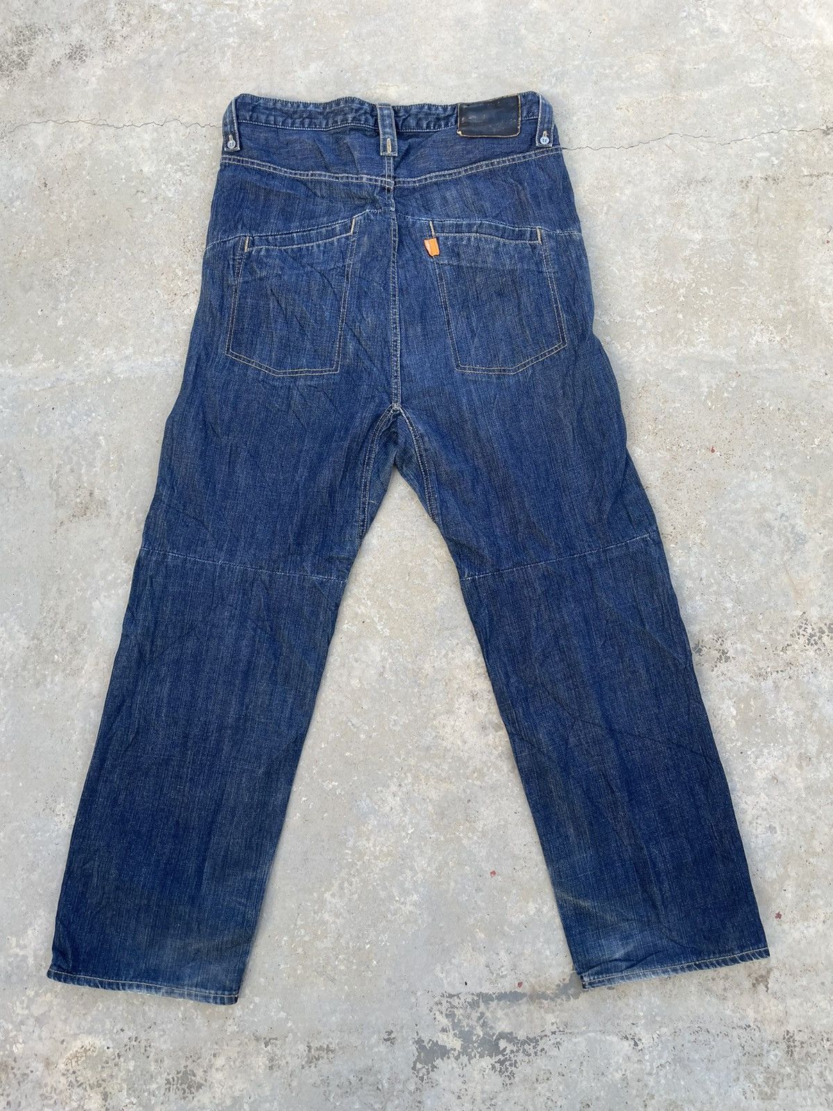 Japanese Brand Montage Japanese Streetwear Baker denim bondage Loose Y2K Size US 33 - 8 Thumbnail