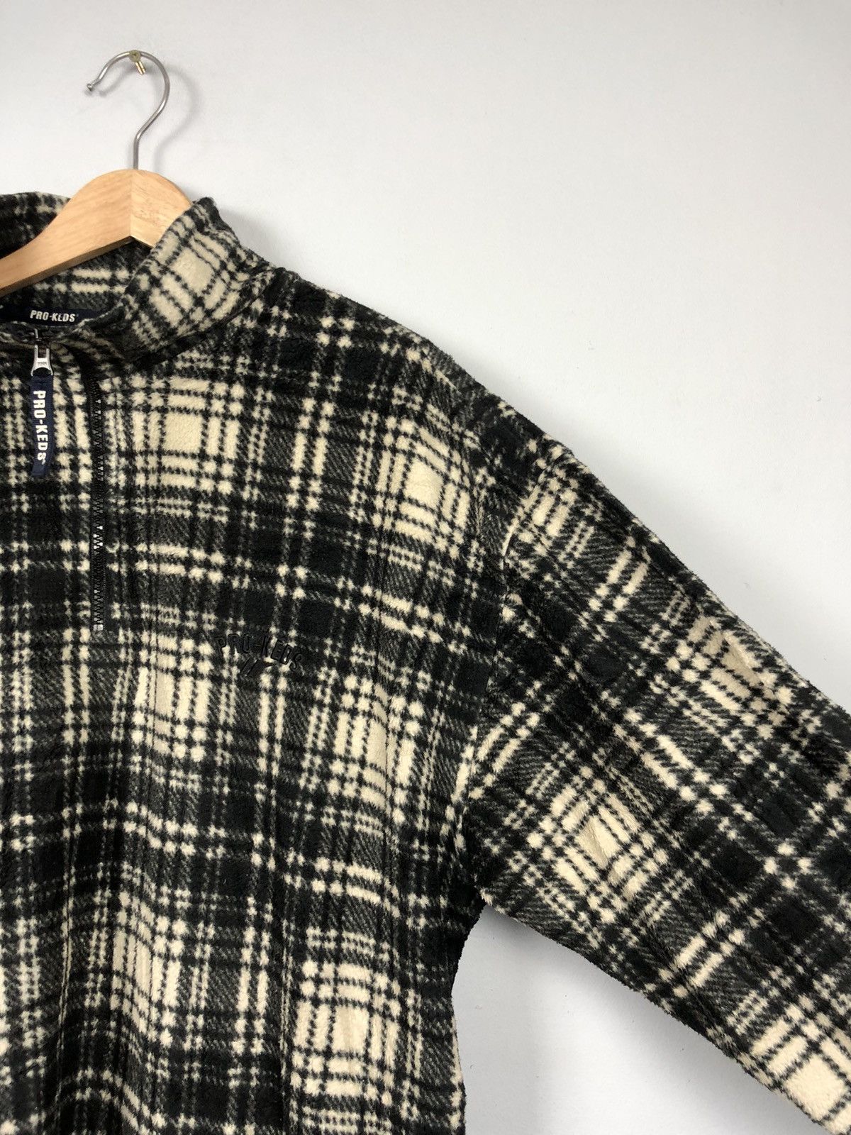 Other × Pro-Keds × Vintage Vintage Pro Keds Checkered Tartan Fleece Jacket Size US L / EU 52-54 / 3 - 4 Thumbnail