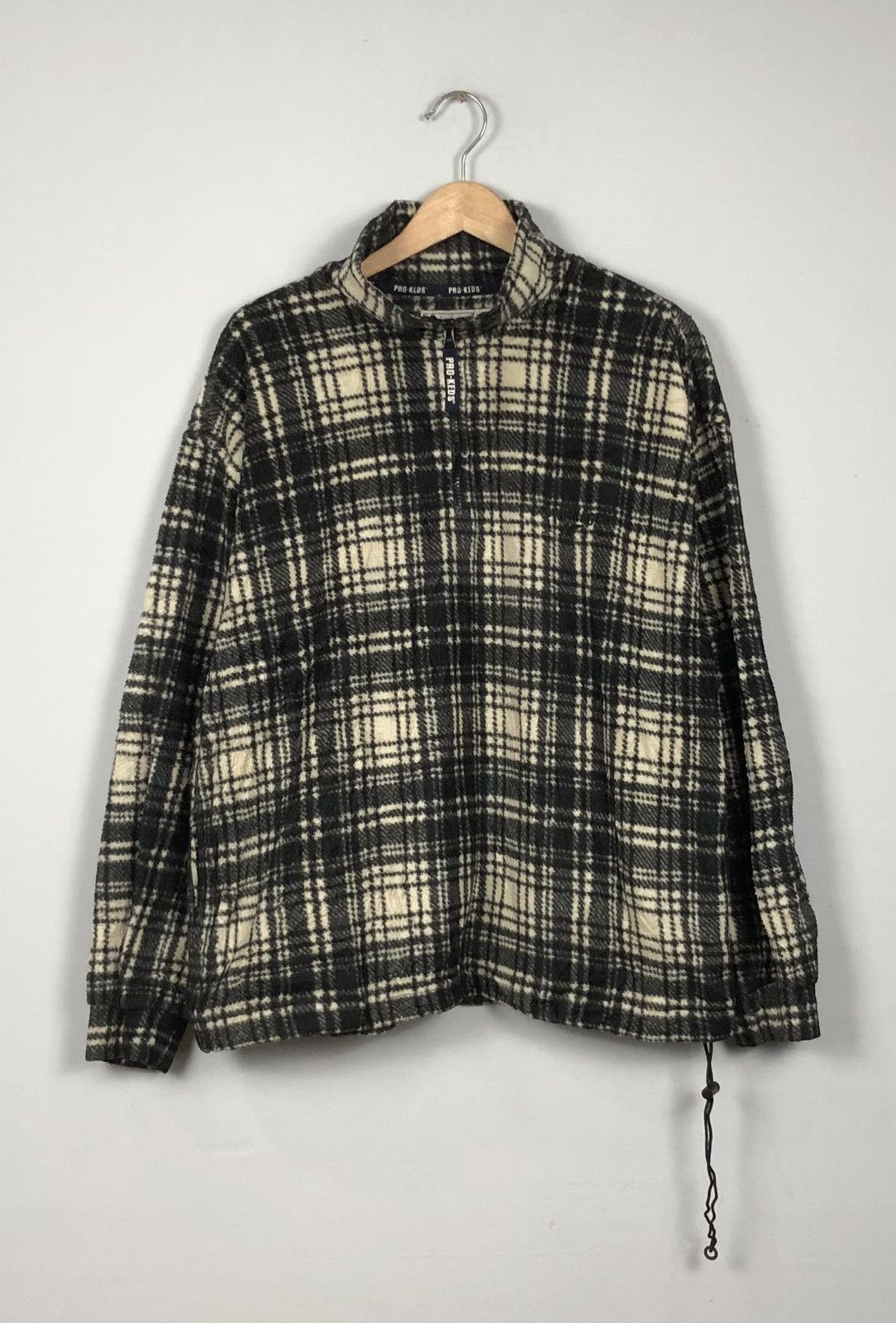 Other × Pro-Keds × Vintage Vintage Pro Keds Checkered Tartan Fleece Jacket Size US L / EU 52-54 / 3 - 1 Thumbnail