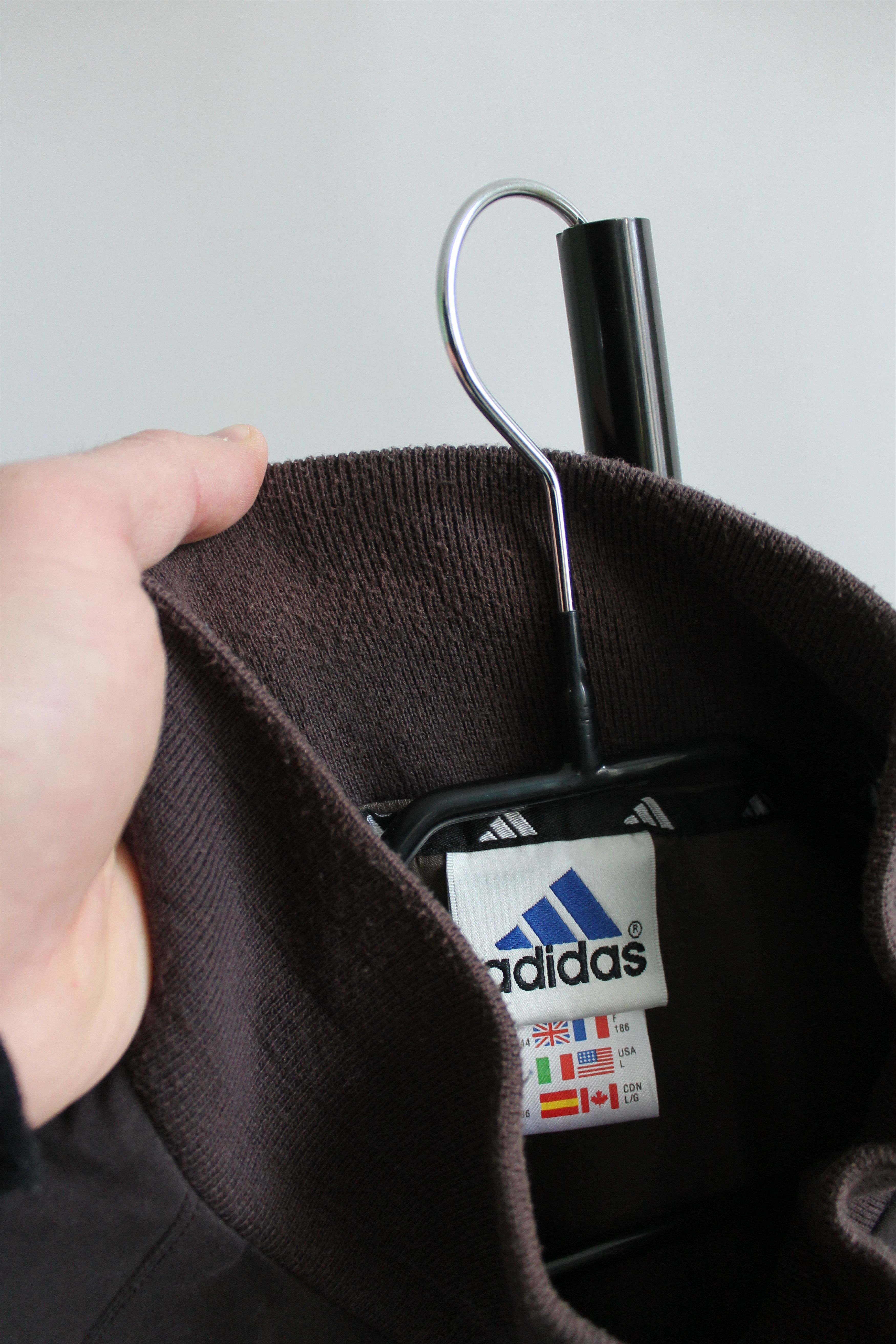 Adidas 1999 ADIDAS equipment Light Jacket Brown 1/4 Zip Size US L / EU 52-54 / 3 - 4 Thumbnail