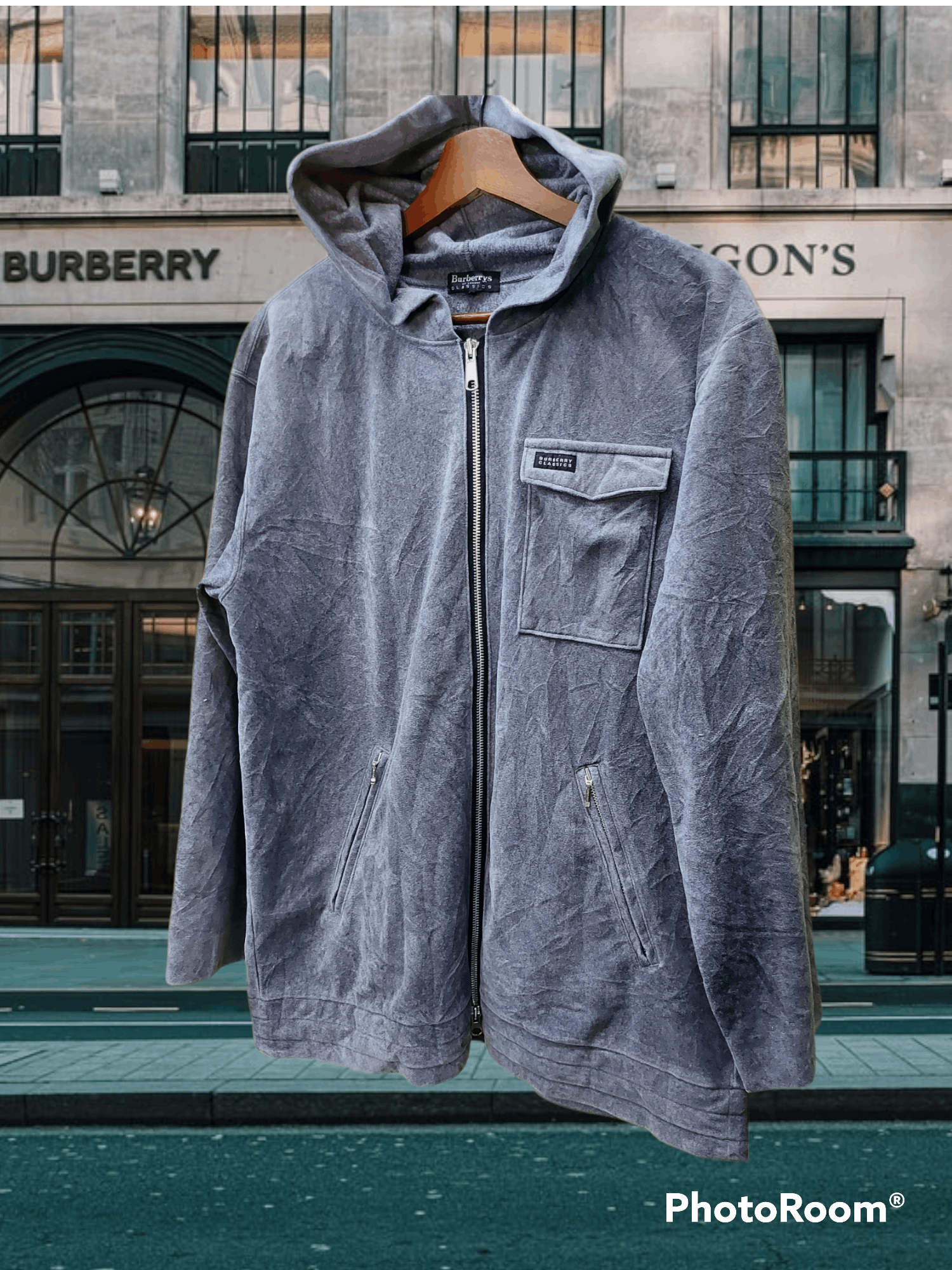 Burberry × Vintage Vintage BURBERRY Classics Sweater Hoodie Size US M / EU 48-50 / 2 - 4 Thumbnail