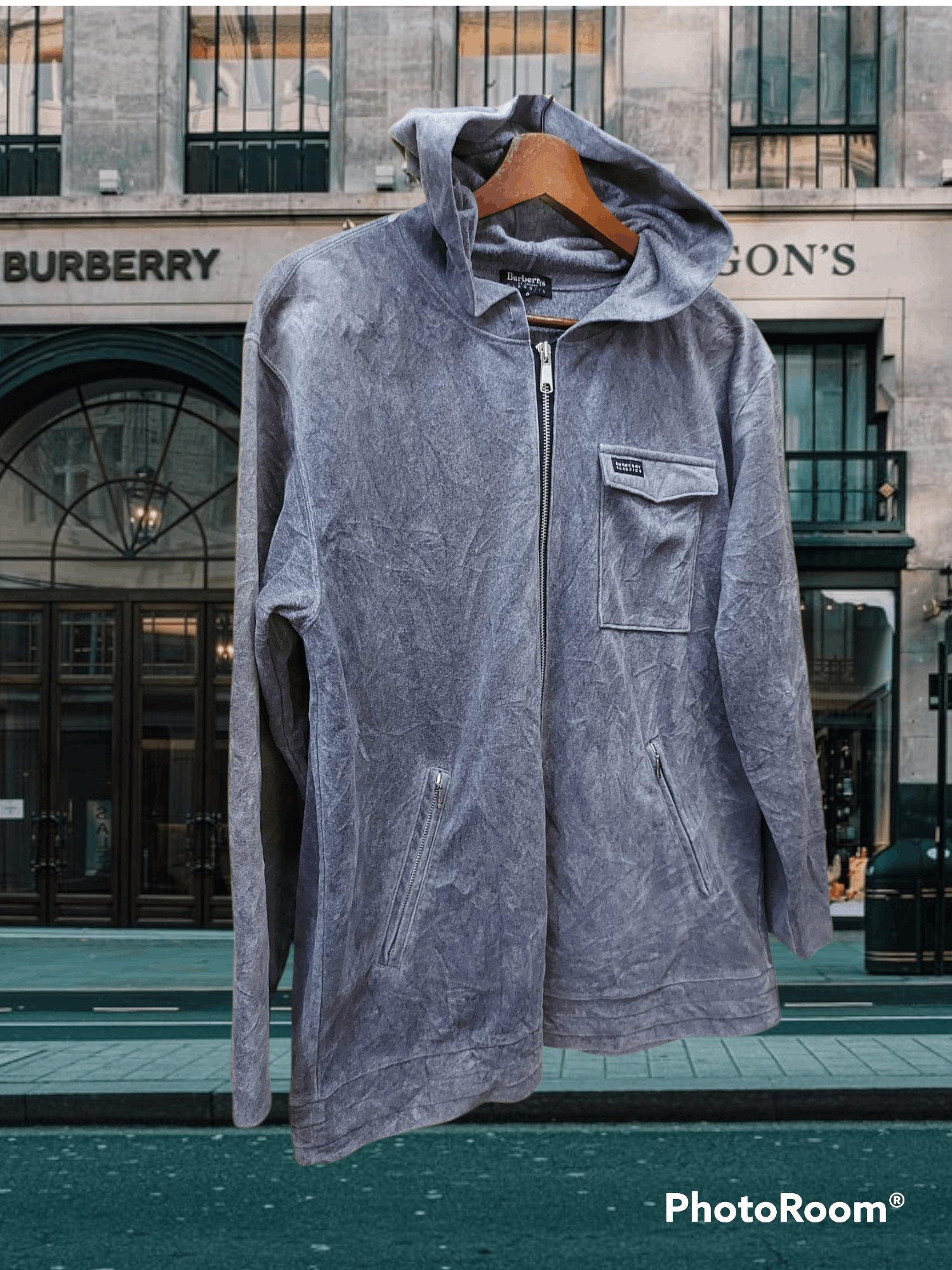 Burberry × Vintage Vintage BURBERRY Classics Sweater Hoodie Size US M / EU 48-50 / 2 - 3 Thumbnail