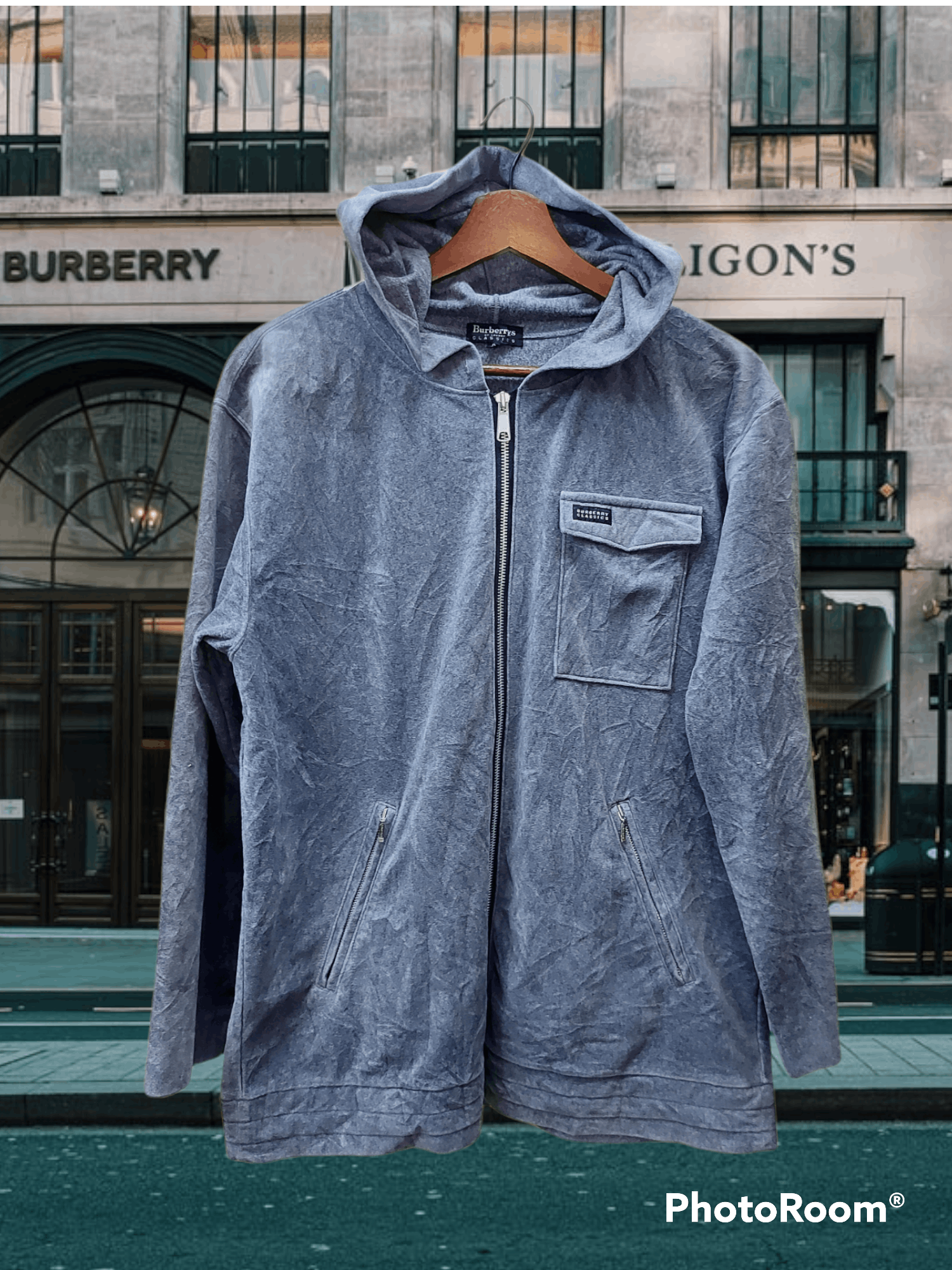 Burberry × Vintage Vintage BURBERRY Classics Sweater Hoodie Size US M / EU 48-50 / 2 - 1 Thumbnail