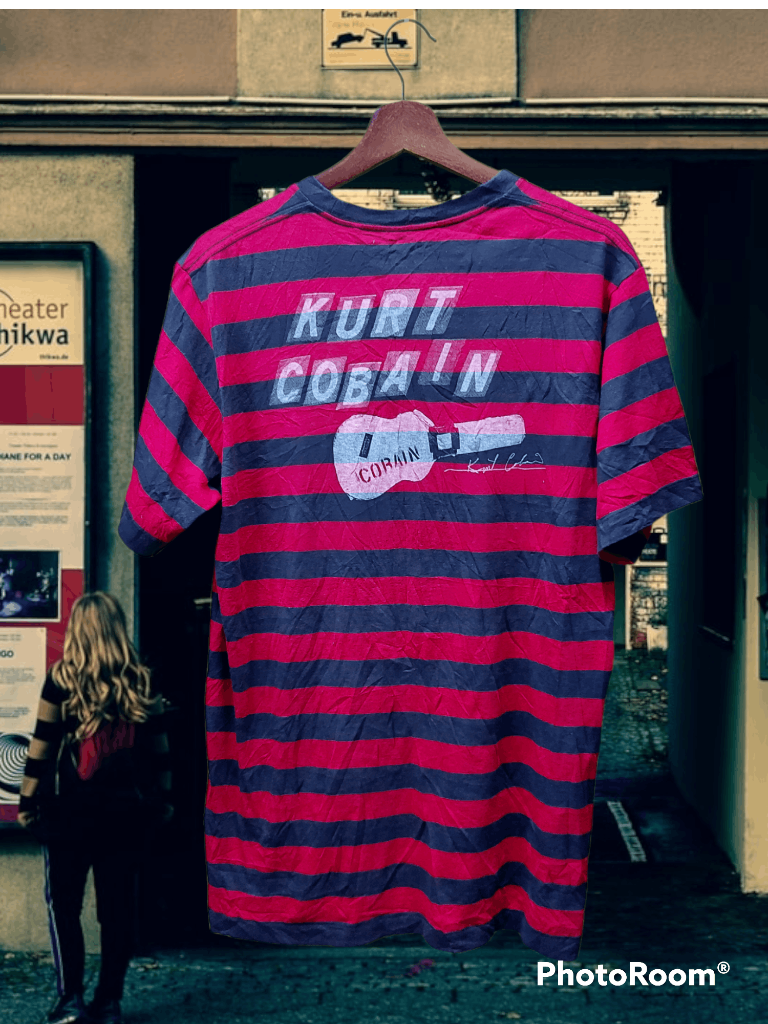 KURT COBAIN x UNIQLO Striped Tee