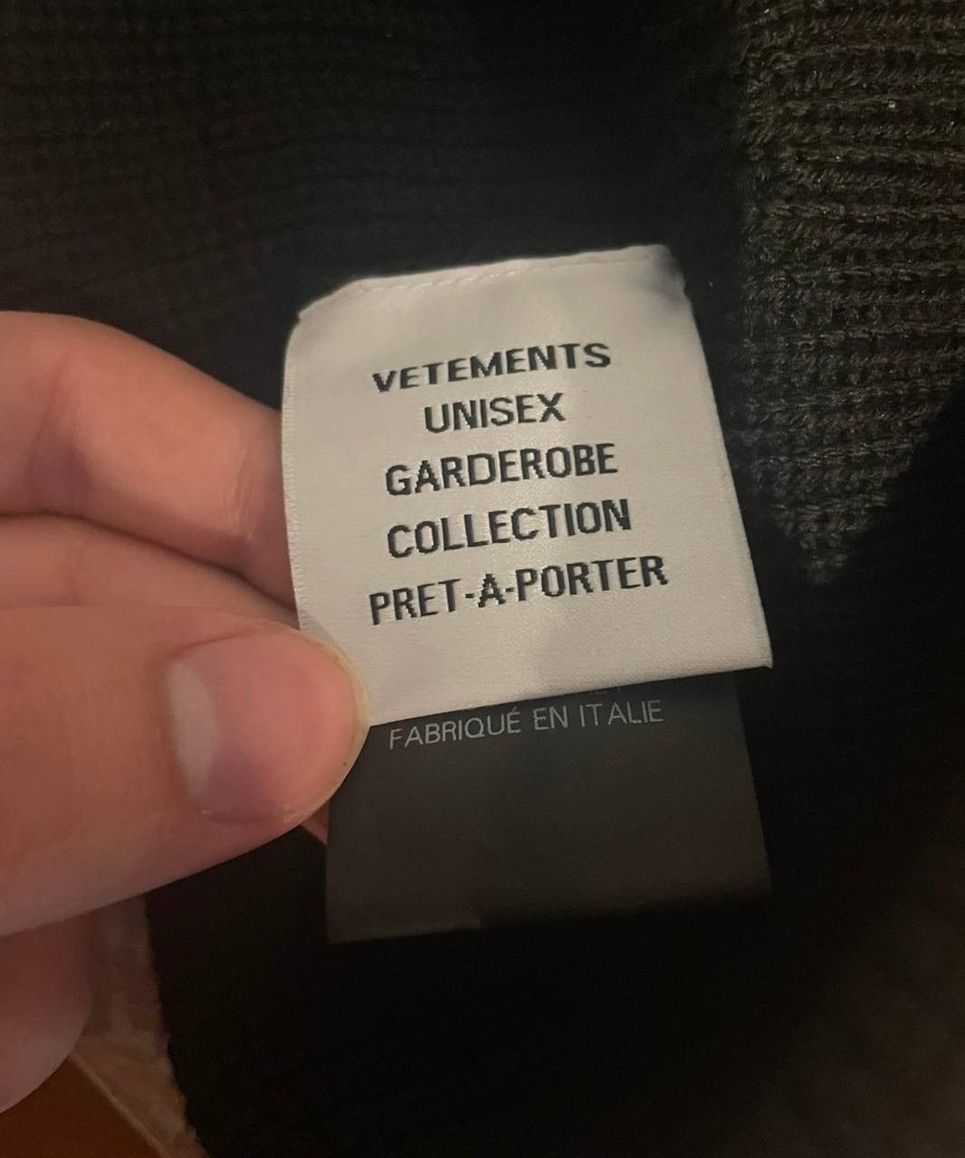 Vetements Vetements Men’s Woolen Beanie Size ONE SIZE - 5 Thumbnail
