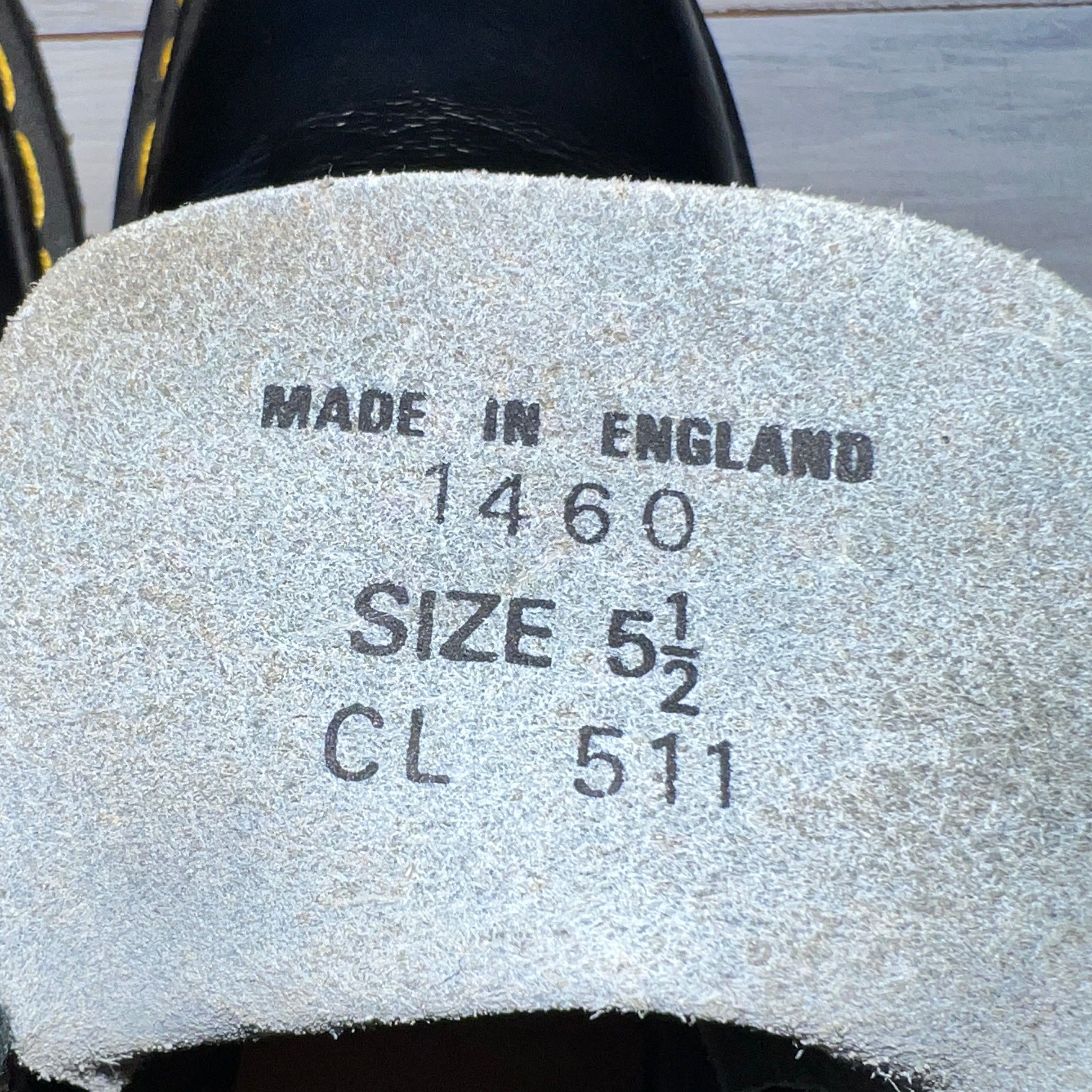 Dr. Martens Dr.Martens 1460 Made In England Unisex Leather Boots Casual Size US 6.5 / EU 39-40 - 13 Thumbnail