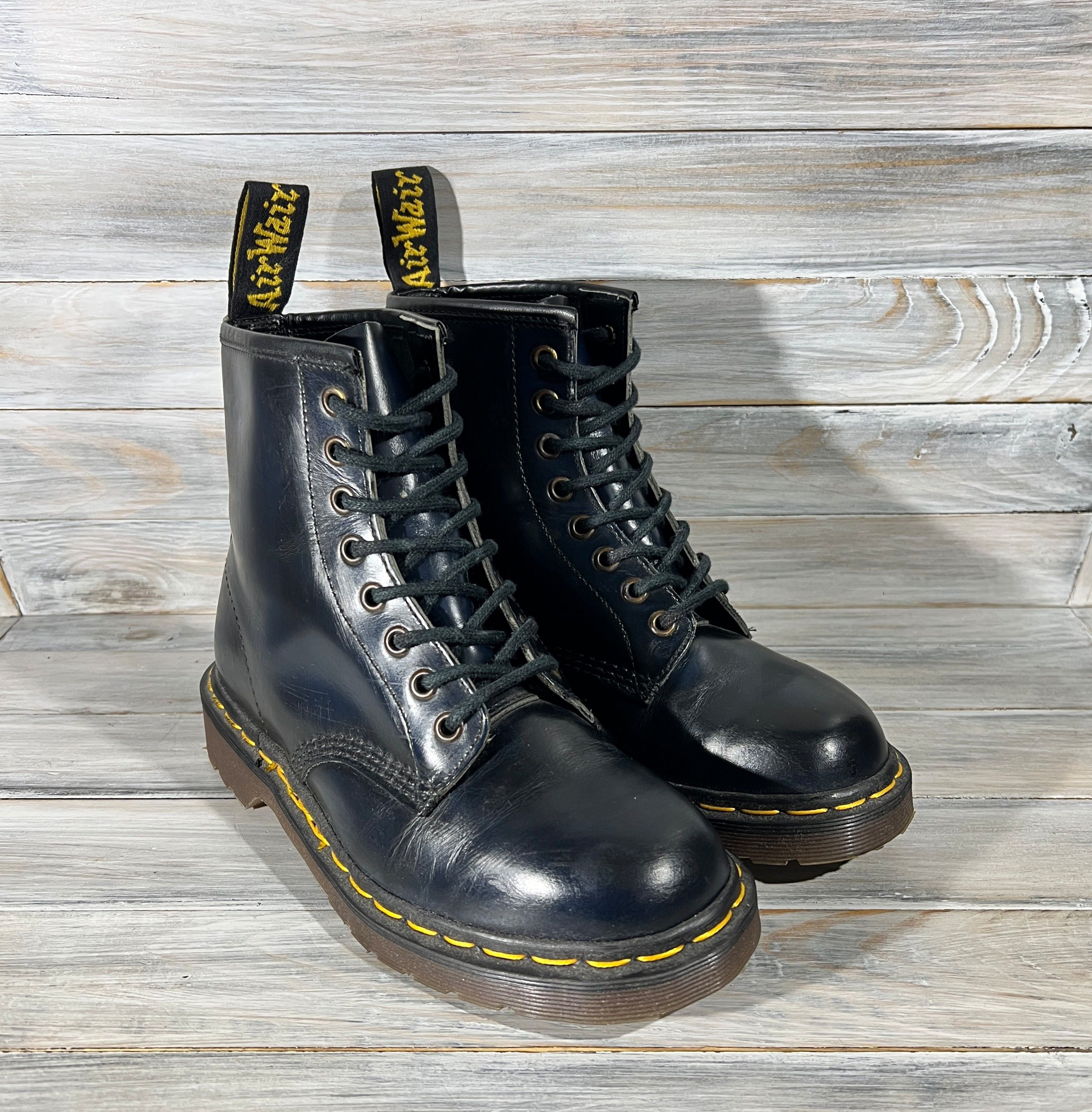 Dr. Martens Dr.Martens 1460 Made In England Unisex Leather Boots Casual Size US 6.5 / EU 39-40 - 2 Thumbnail