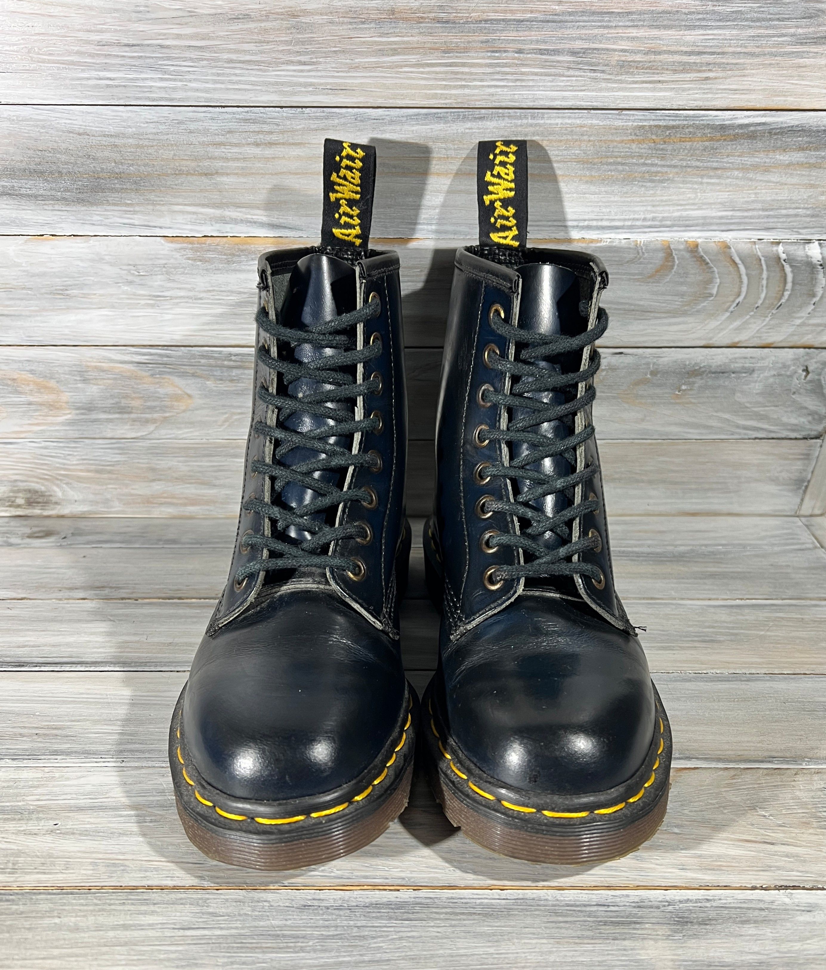Dr. Martens Dr.Martens 1460 Made In England Unisex Leather Boots Casual Size US 6.5 / EU 39-40 - 3 Thumbnail