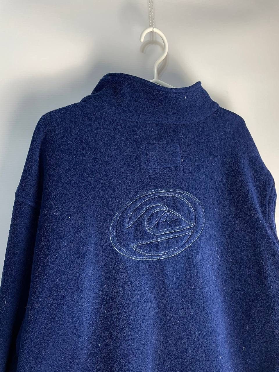 Quiksilver × Vintage Vintage SK8 Quiksilver Biglogo 1/4 Zip Fleece Sweatshirt Size US L / EU 52-54 / 3 - 4 Thumbnail