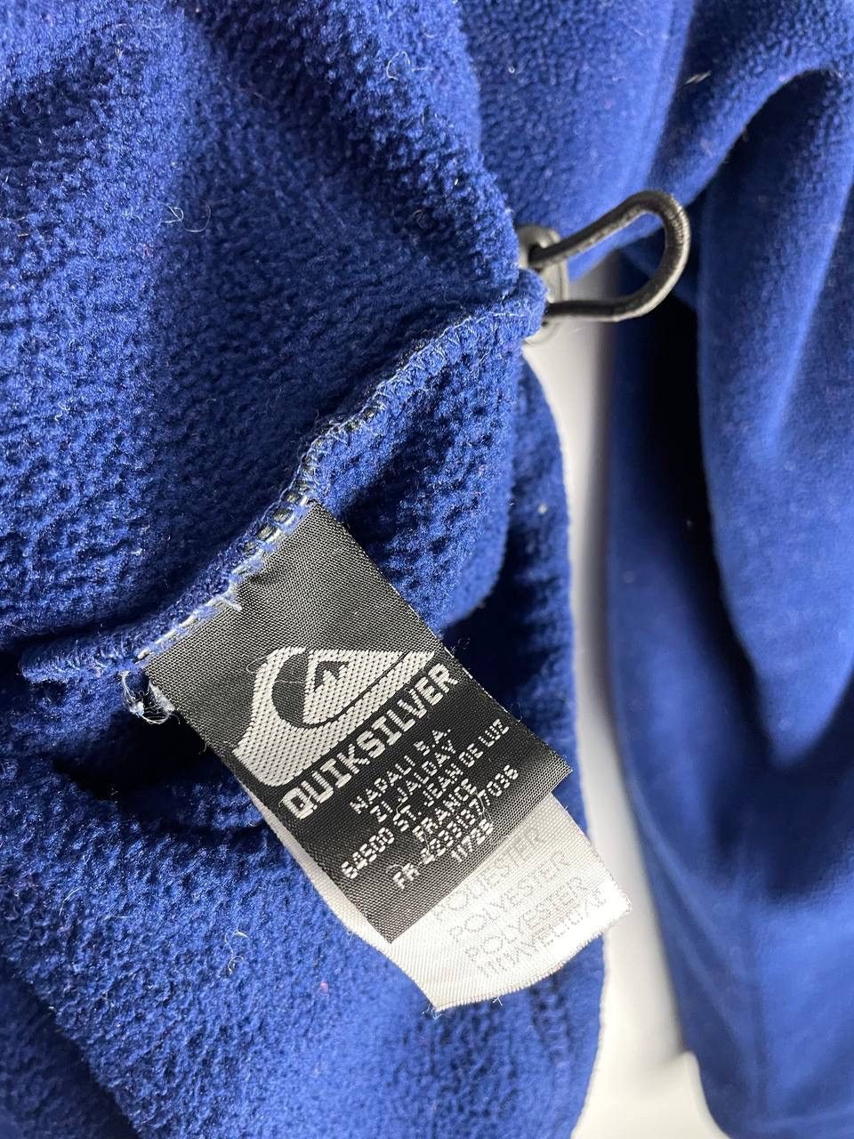 Quiksilver × Vintage Vintage SK8 Quiksilver Biglogo 1/4 Zip Fleece Sweatshirt Size US L / EU 52-54 / 3 - 6 Thumbnail