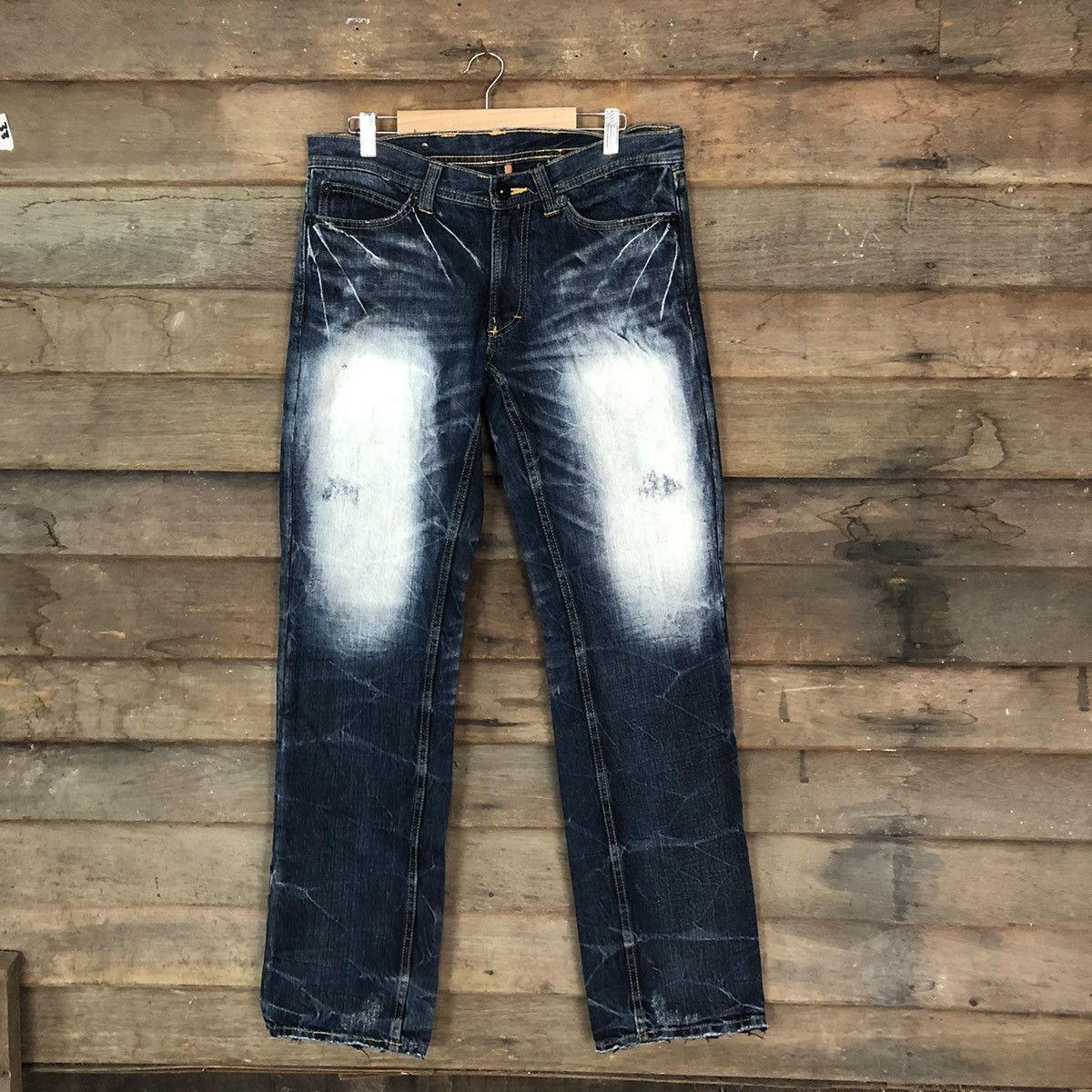 Japanese Brand Blue Denim Pants #021A