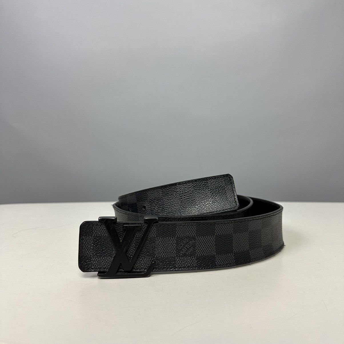 Louis Vuitton LOUIS VUITTON MONOGRAM BELT LEATHER LOGO