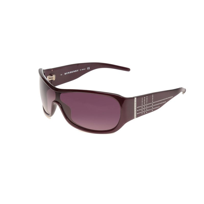 Burberry Burberry '00s Purple Oversized Sunglasses Size ONE SIZE - 2 Thumbnail