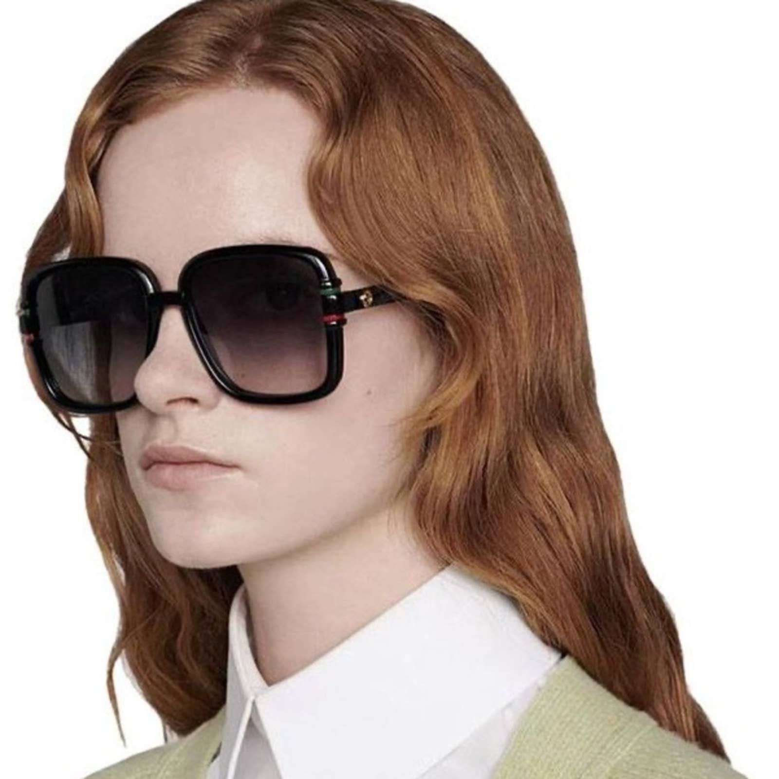 BRAND NEW GUCCI GG1066S 001 Black/Grey Unisex Sunglasses