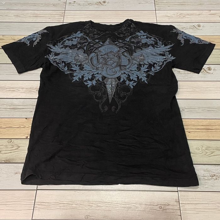 Ed Hardy Rare Xtreme Culture Tee Y2K Affliction Stlye Skulls Tee | Grailed