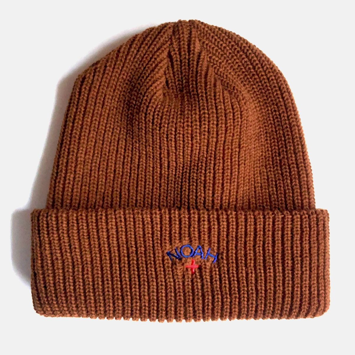 Noah FW22 Noah Core Logo Beanie CAMEL Size ONE SIZE - 1 Thumbnail