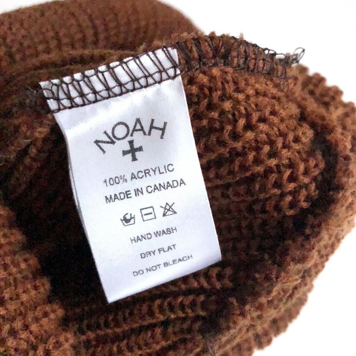 Noah FW22 Noah Core Logo Beanie CAMEL Size ONE SIZE - 2 Thumbnail