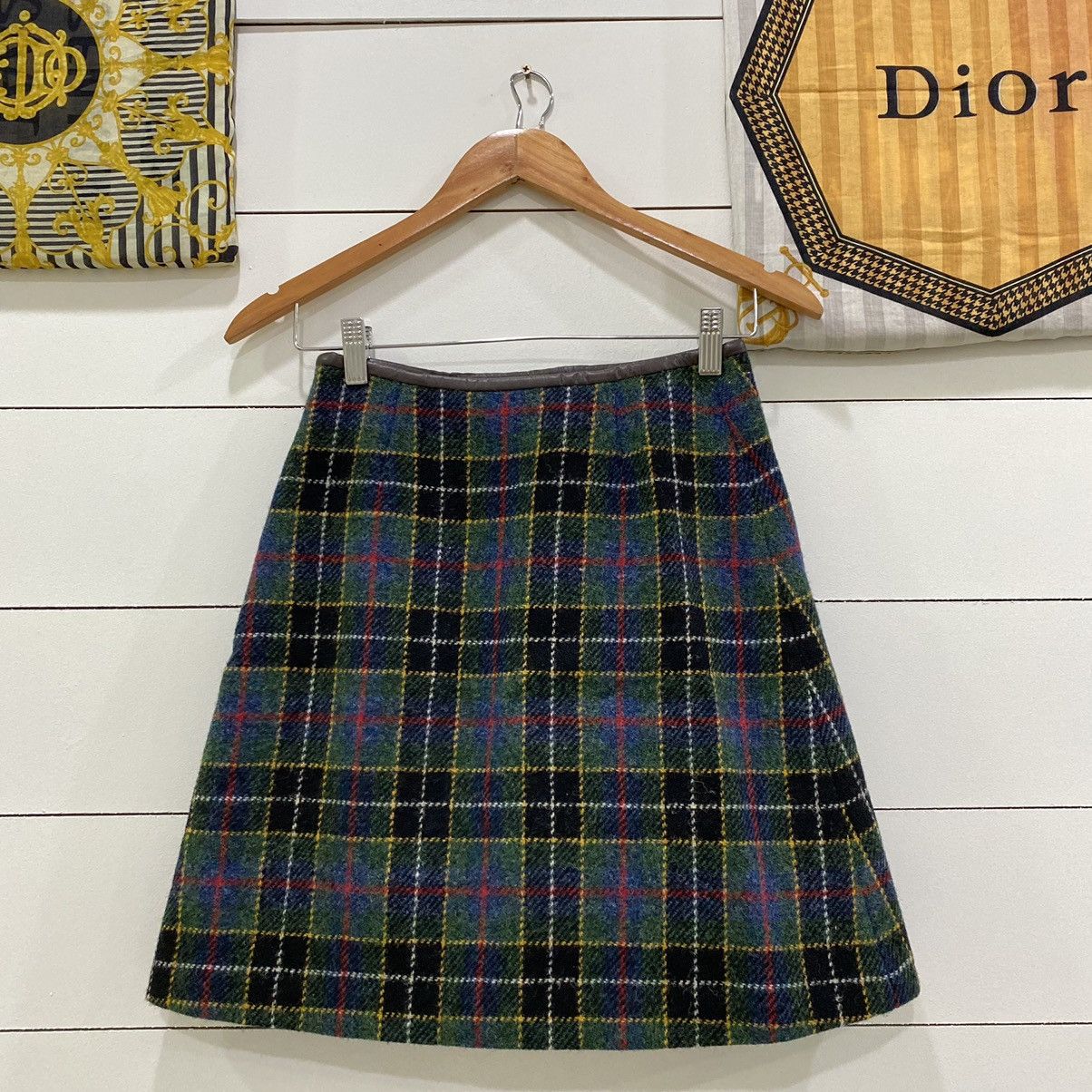 Designer × Harris Tweed Harris Tweed Wool Skirts Vivienne Westwood Style Size 25" / US 0 / IT 36 - 1 Thumbnail