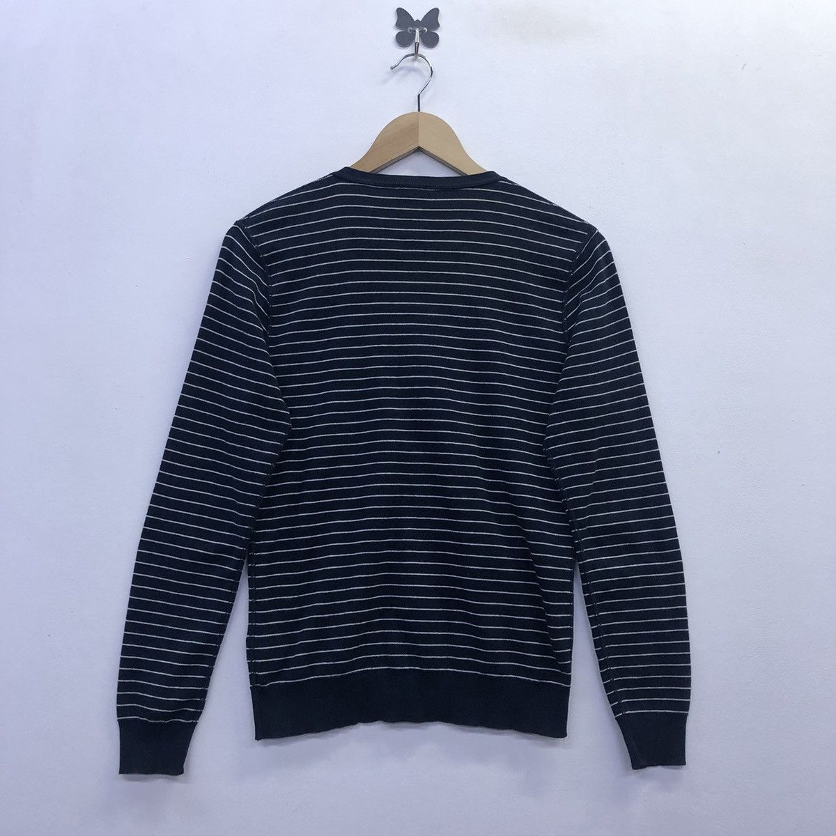 ‘Lacoste Striped Cardigan