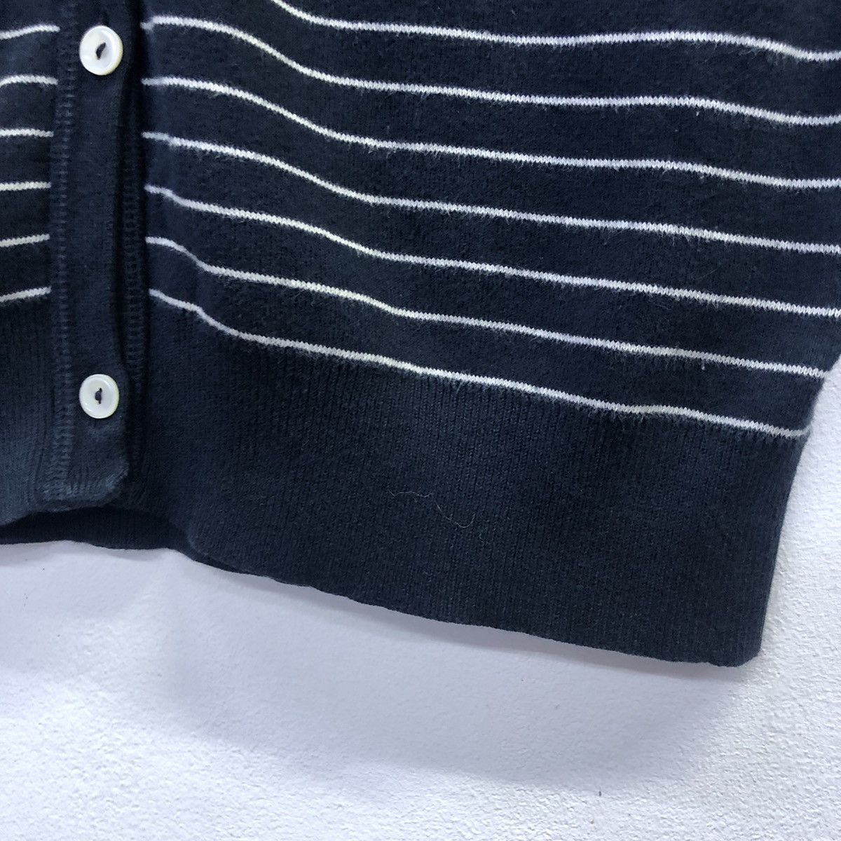 ‘Lacoste Striped Cardigan