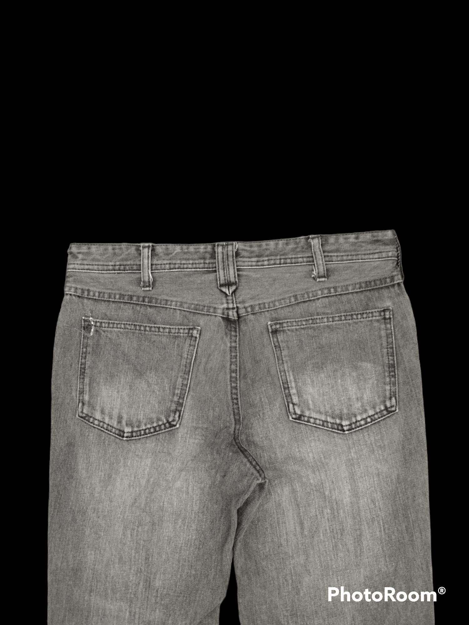 Japanese Brand THRASHED RIPED SUN FADED GREY SIMPLE BEUTY HOMME Size US 30 / EU 46 - 5 Thumbnail