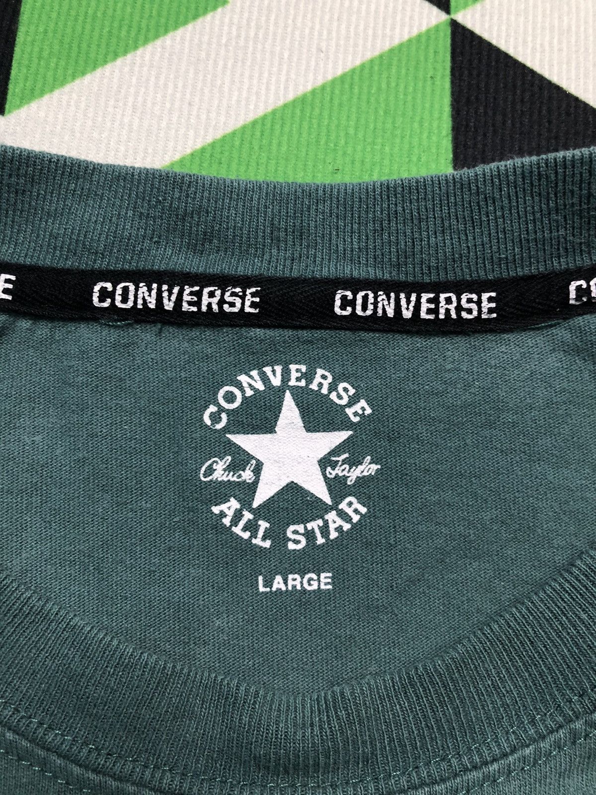Converse Vintage CONVERSE Embroidered shoes long sleeve Size US M / EU 48-50 / 2 - 5 Thumbnail