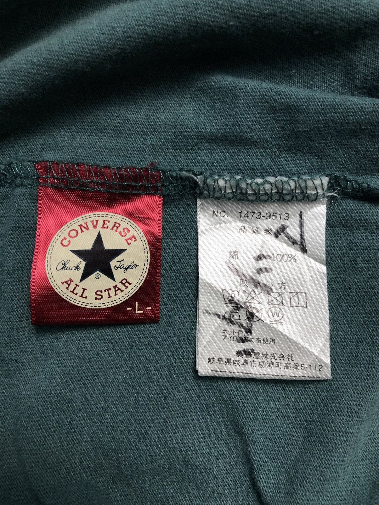 Converse Vintage CONVERSE Embroidered shoes long sleeve Size US M / EU 48-50 / 2 - 4 Thumbnail