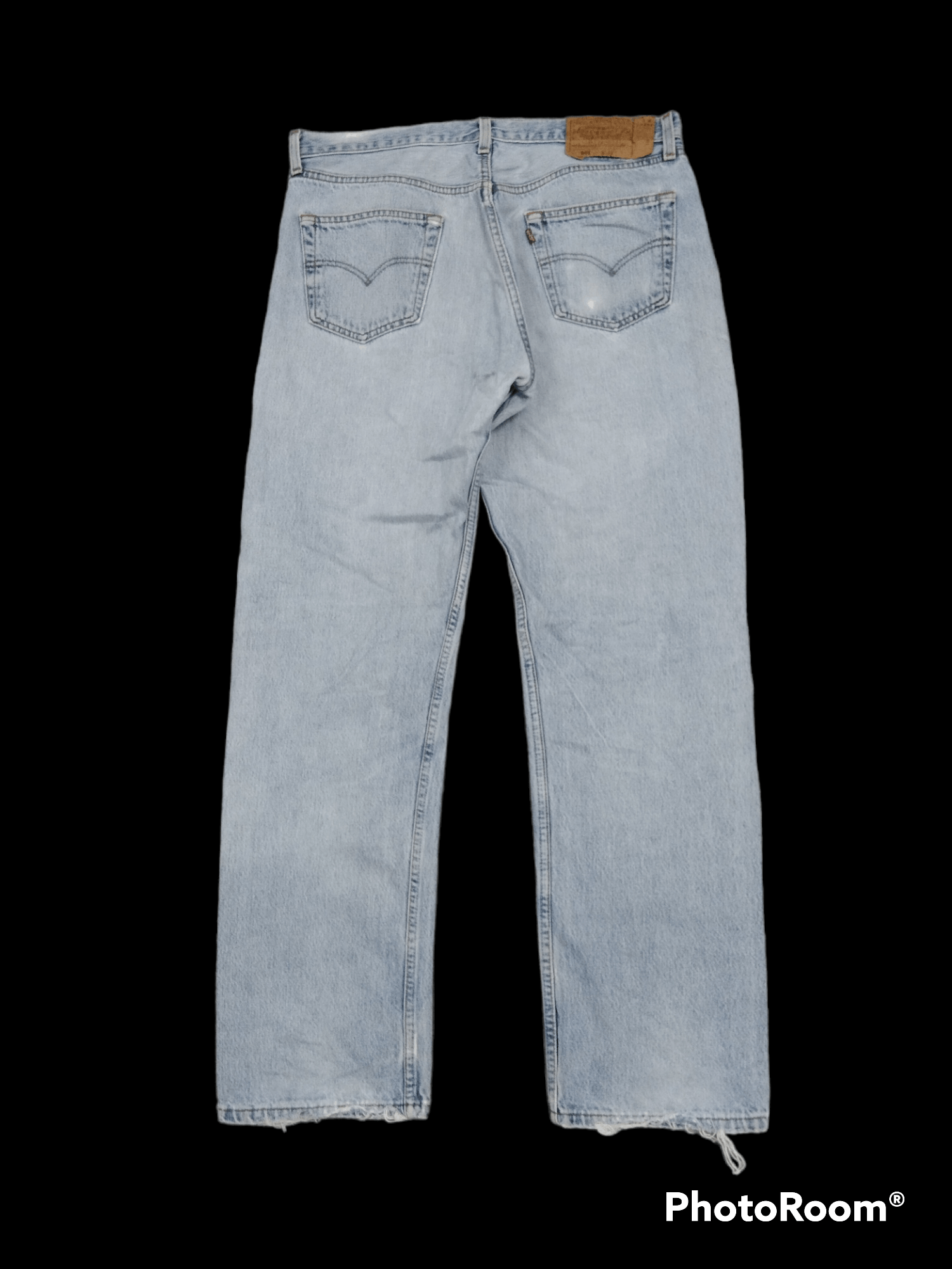 THRASH RIPED VINTAGE 90s LEVIS 501 DENIM PANTS