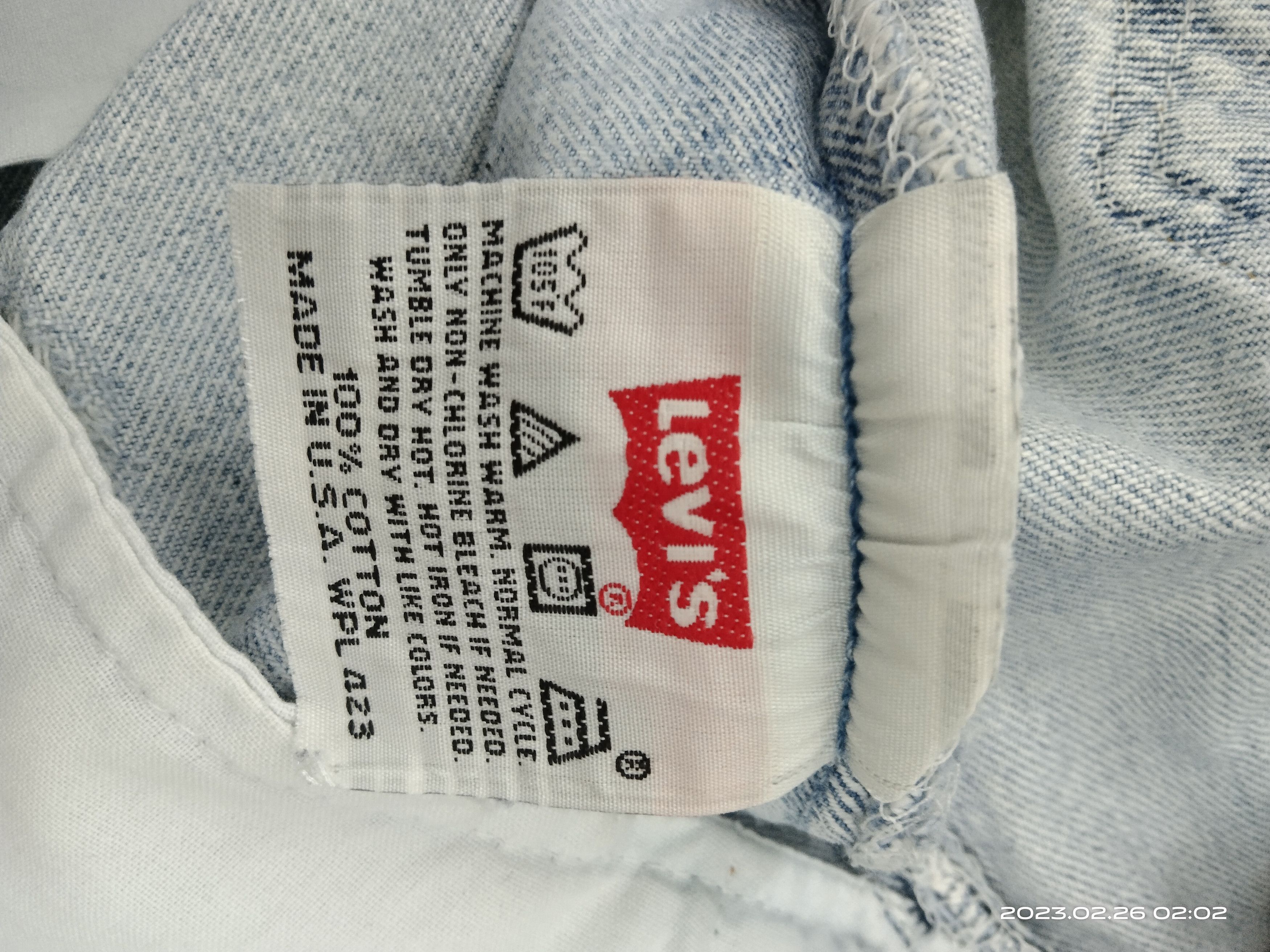 THRASH RIPED VINTAGE 90s LEVIS 501 DENIM PANTS