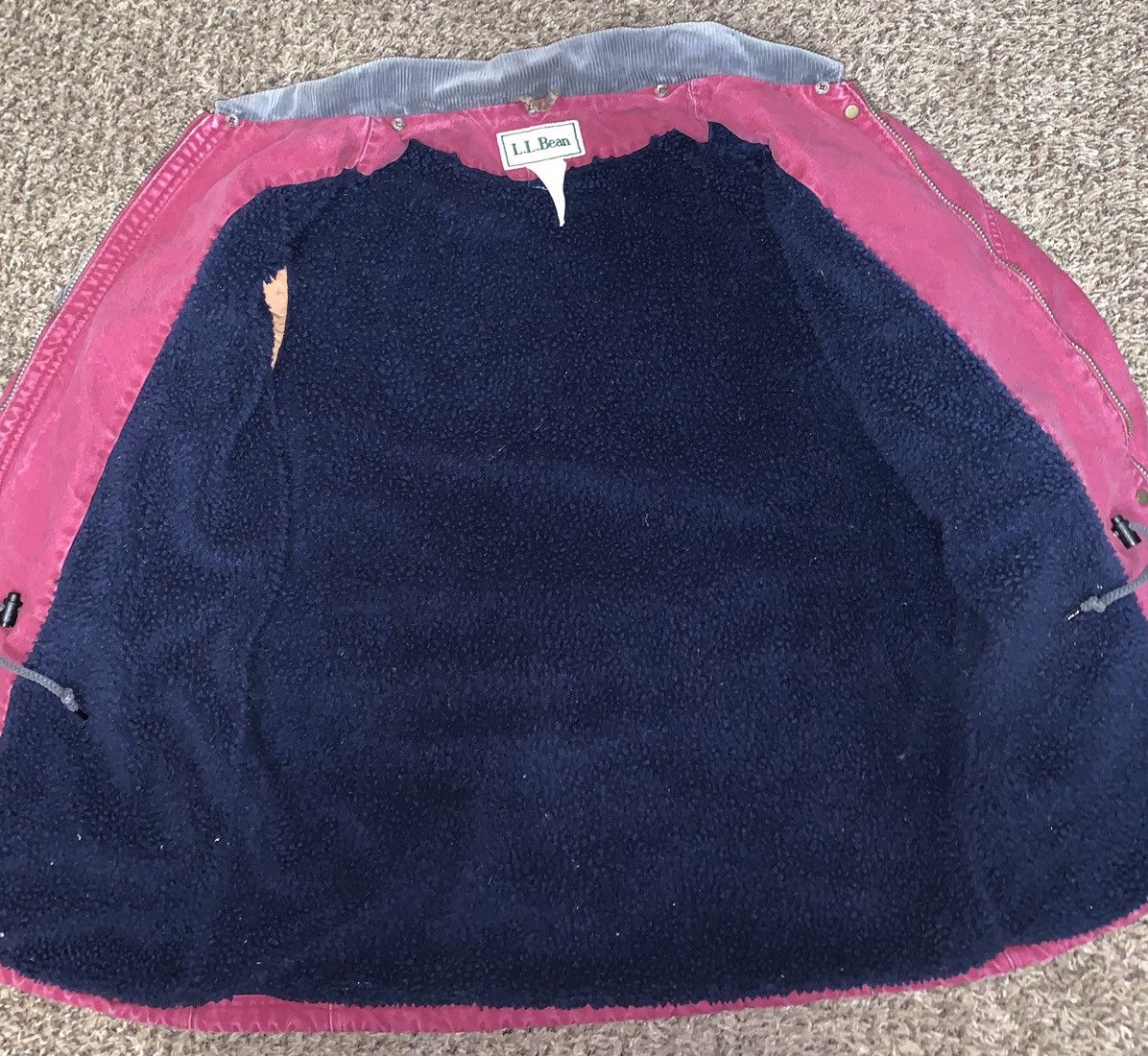 L.L. Bean Vintage L.L Bean Fleece Lined Chore Coat Size XL / US 12-14 / IT 48-50 - 7 Thumbnail