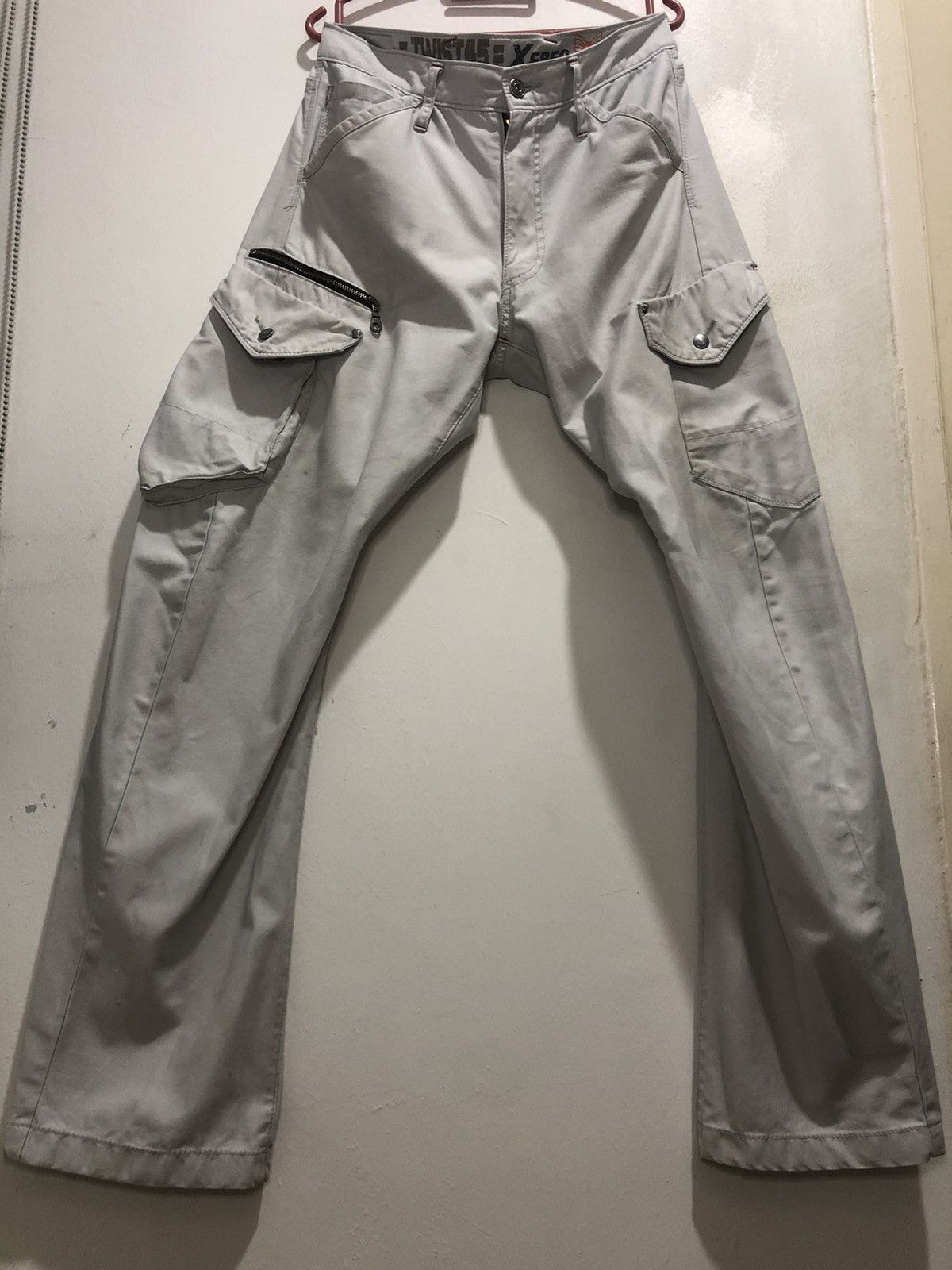 20471120 × Beauty Beast × Japanese Brand Twist 45 Xebec Multipocket Utility Cargo Flare Pant Size US 34 / EU 50 - 1 Thumbnail