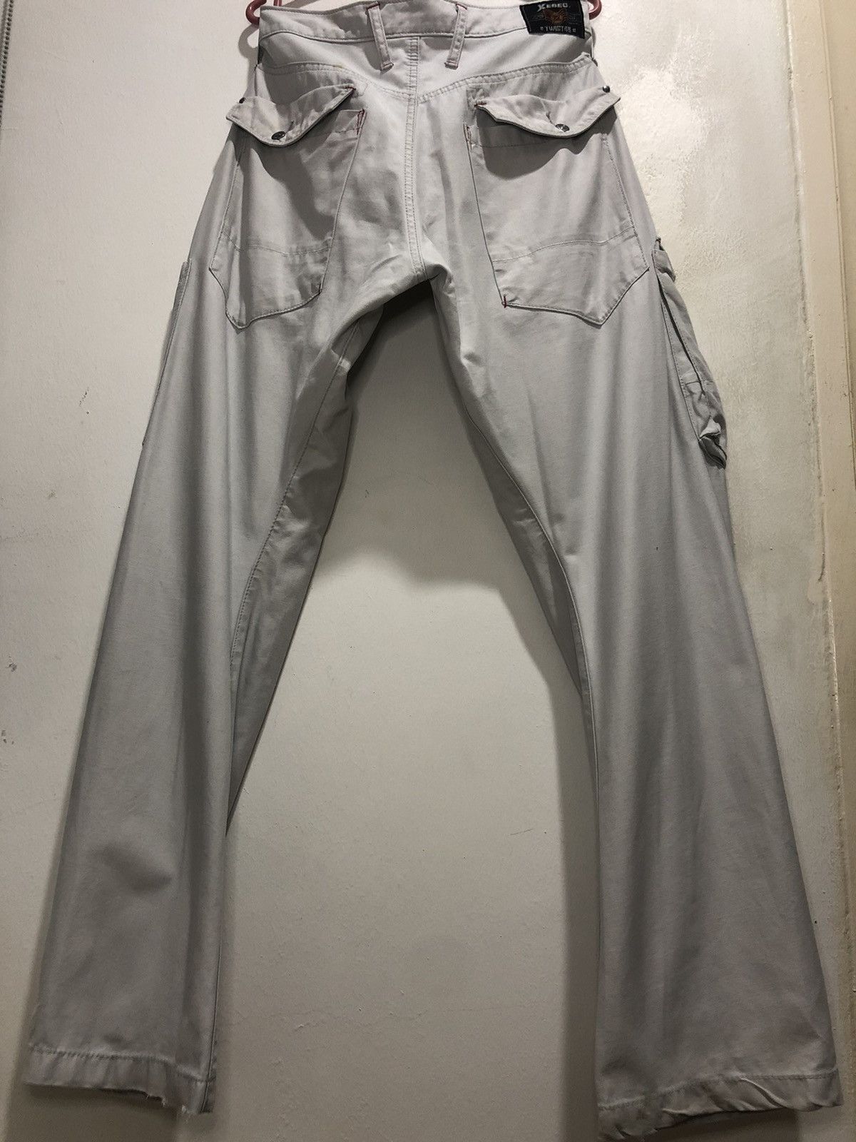 20471120 × Beauty Beast × Japanese Brand Twist 45 Xebec Multipocket Utility Cargo Flare Pant Size US 34 / EU 50 - 9 Thumbnail