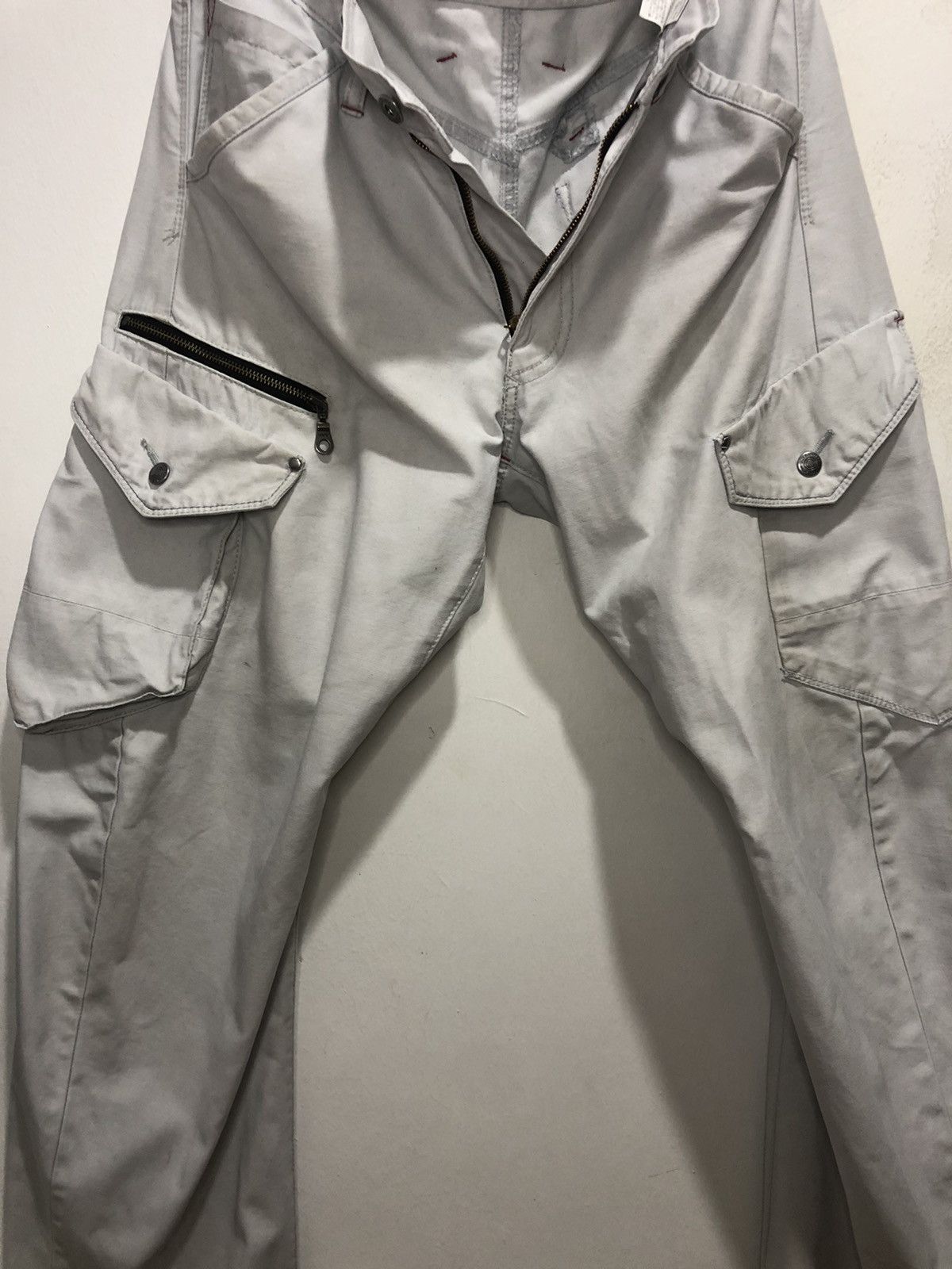 20471120 × Beauty Beast × Japanese Brand Twist 45 Xebec Multipocket Utility Cargo Flare Pant Size US 34 / EU 50 - 3 Thumbnail