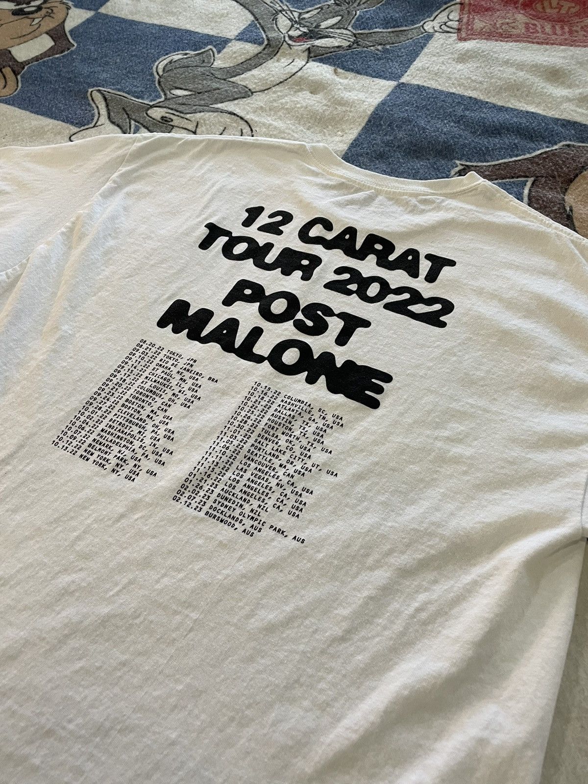 Rap Tees Post malone twelve carat tour tee Size US L / EU 52-54 / 3 - 4 Thumbnail