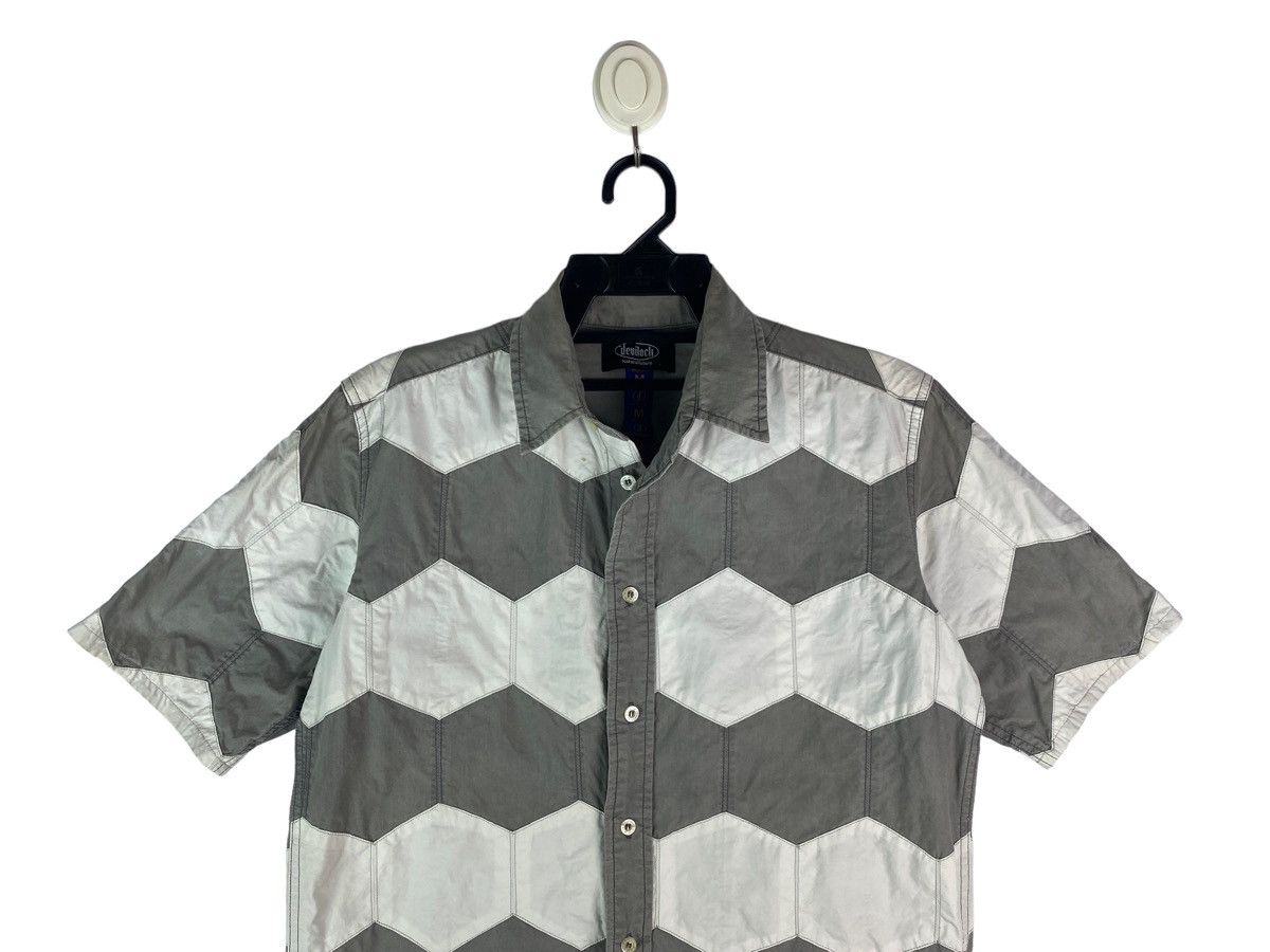Devilock × Japanese Brand Rare DEVILOCK japan hexagon patchwork hippen zipper shirt Size US M / EU 48-50 / 2 - 2 Thumbnail