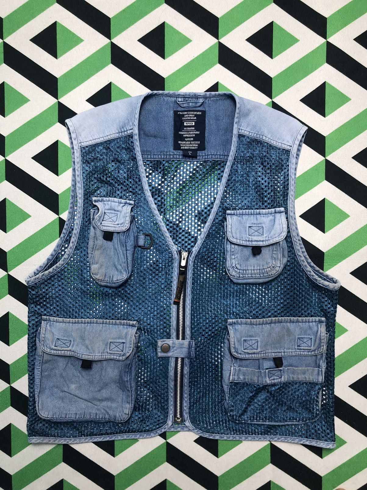 Japanese Brand NEPUCA Tactical Multipocket Vest Size US L / EU 52-54 / 3 - 1 Thumbnail