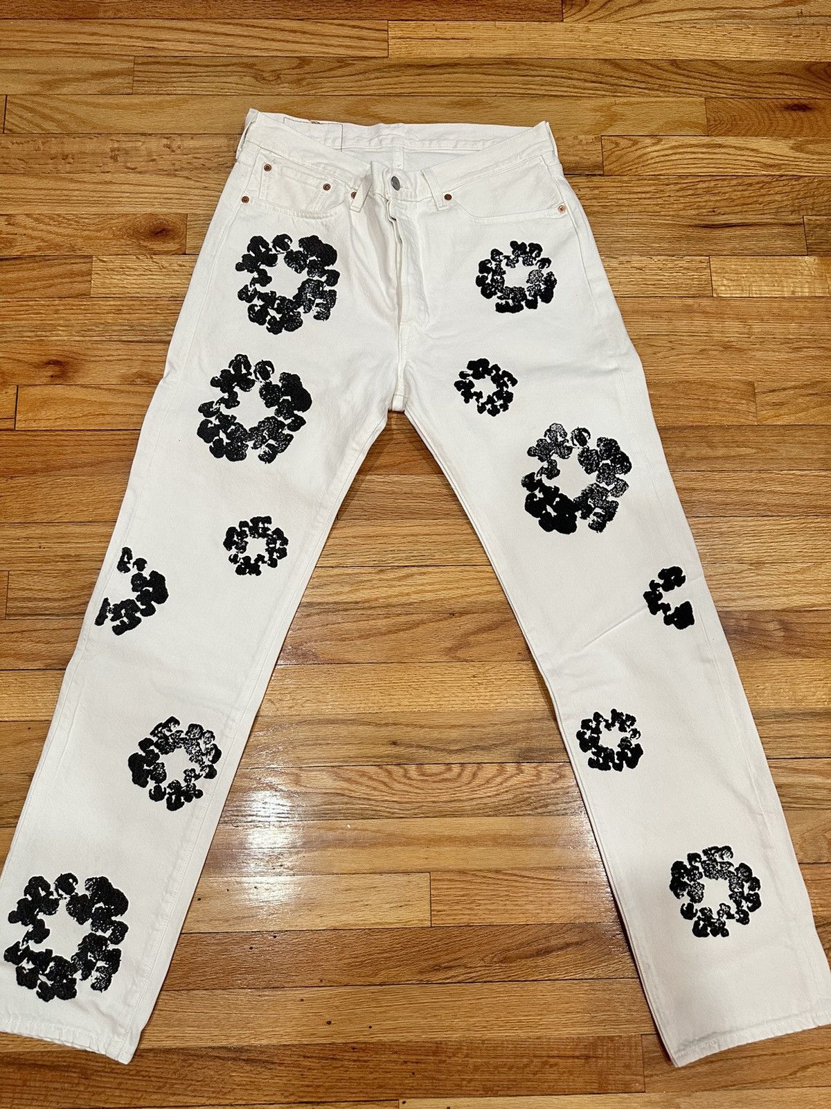 Denim Tears x Levi's Cotton Wreath Jean White main image 0