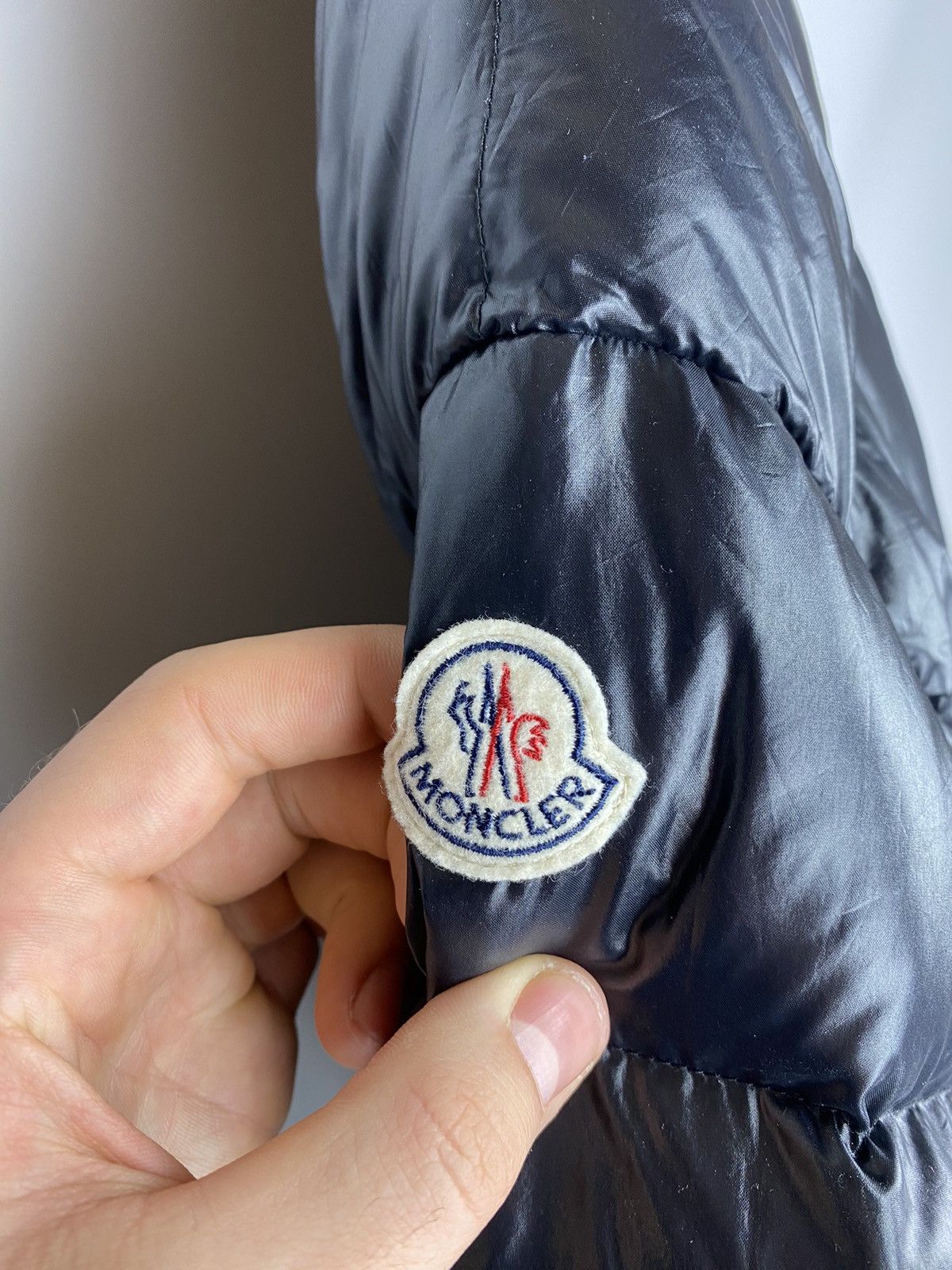Japanese Brand Moncler Ocean Giubbotto Olive Down Jacket Coat Diagonal Zip Size S / US 4 / IT 40 - 4 Thumbnail