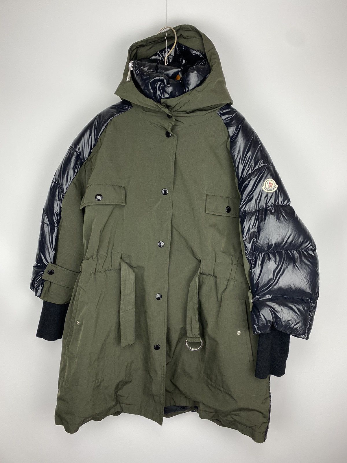 Japanese Brand Moncler Ocean Giubbotto Olive Down Jacket Coat Diagonal Zip Size S / US 4 / IT 40 - 1 Thumbnail