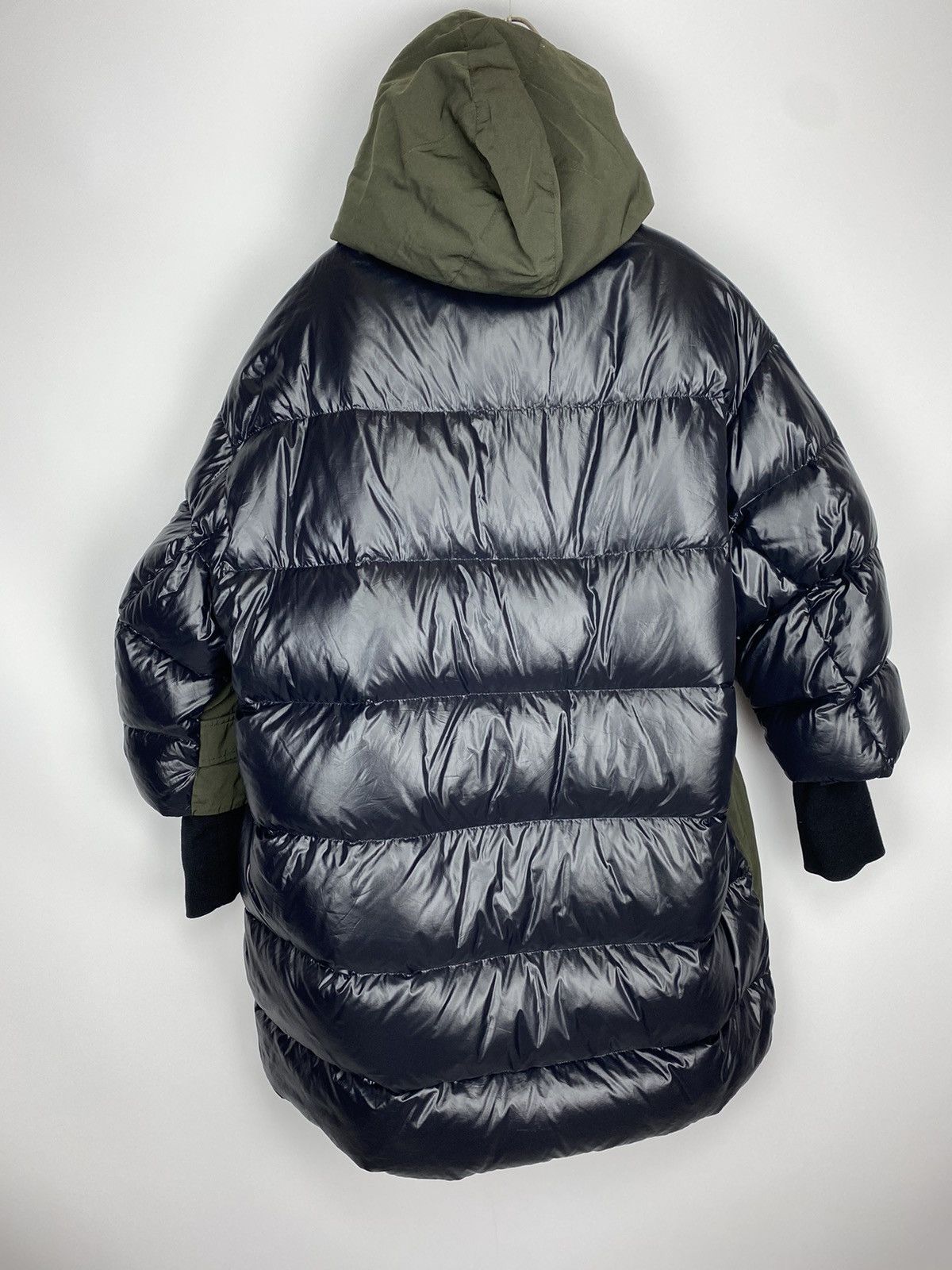 Japanese Brand Moncler Ocean Giubbotto Olive Down Jacket Coat Diagonal Zip Size S / US 4 / IT 40 - 3 Thumbnail