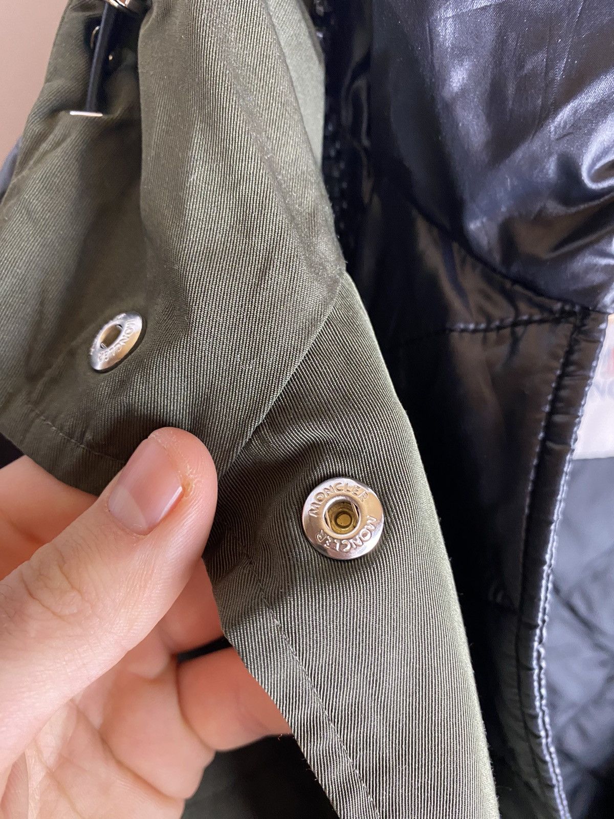 Japanese Brand Moncler Ocean Giubbotto Olive Down Jacket Coat Diagonal Zip Size S / US 4 / IT 40 - 17 Thumbnail