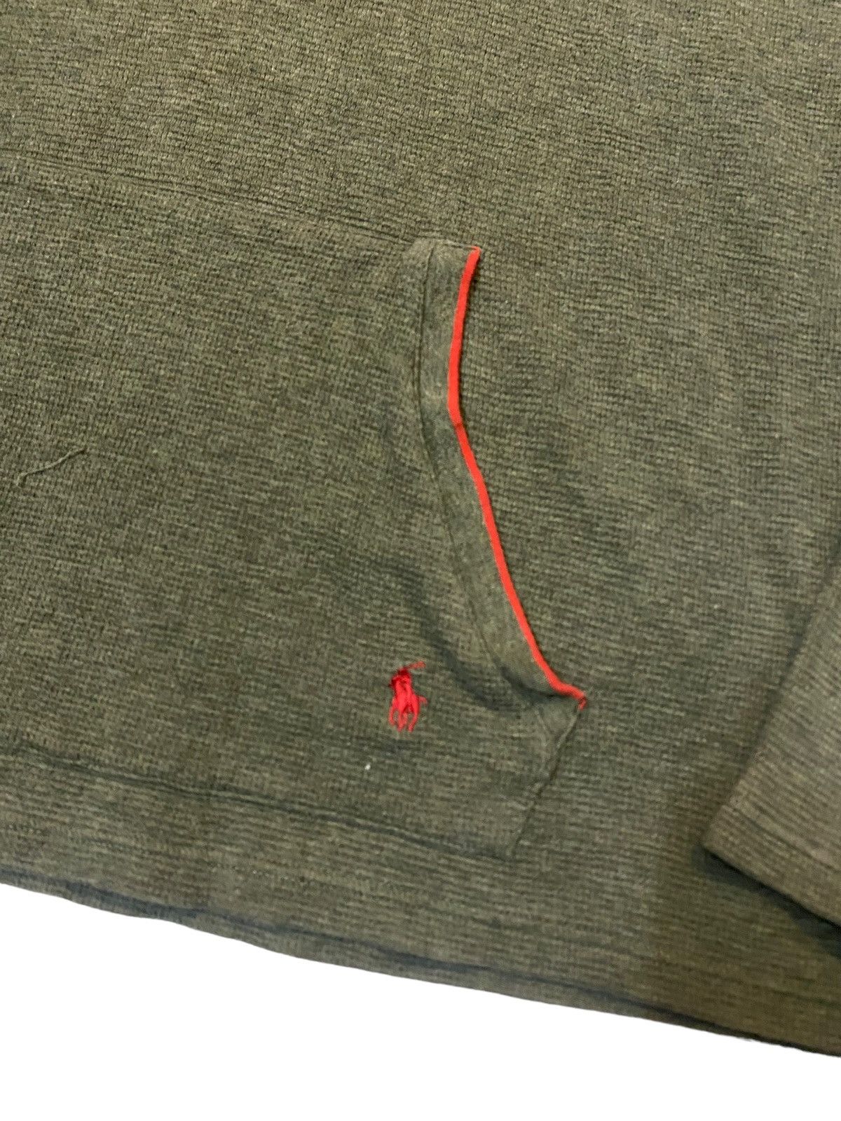 RRL Ralph Lauren 💥Vintage Polo Ralph Lauren Army Green Hoodie Size US XL / EU 56 / 4 - 3 Thumbnail