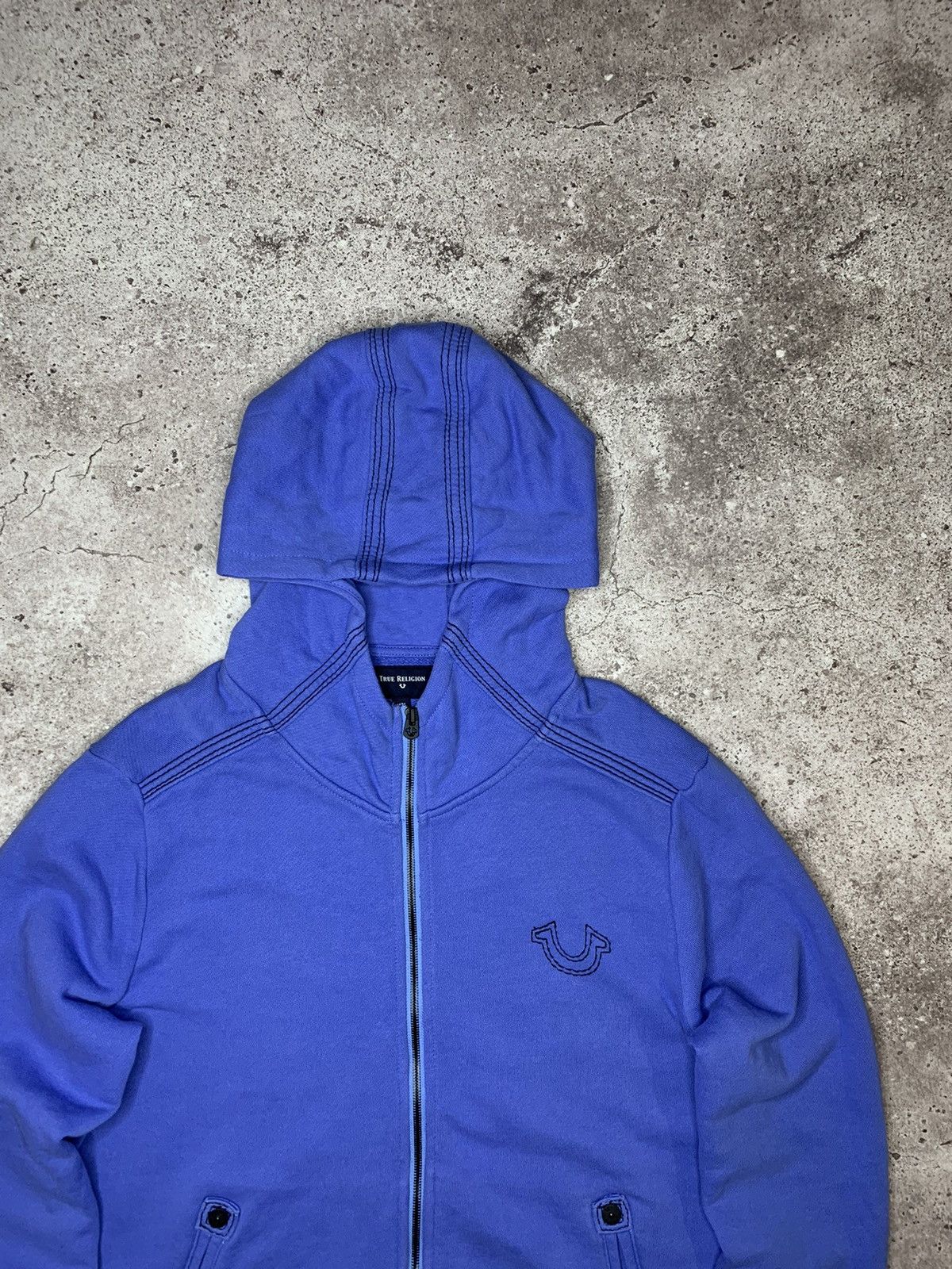 Other True Religion Zip Up Hoodie Oversized Fitted Size US M / EU 48-50 / 2 - 2 Thumbnail